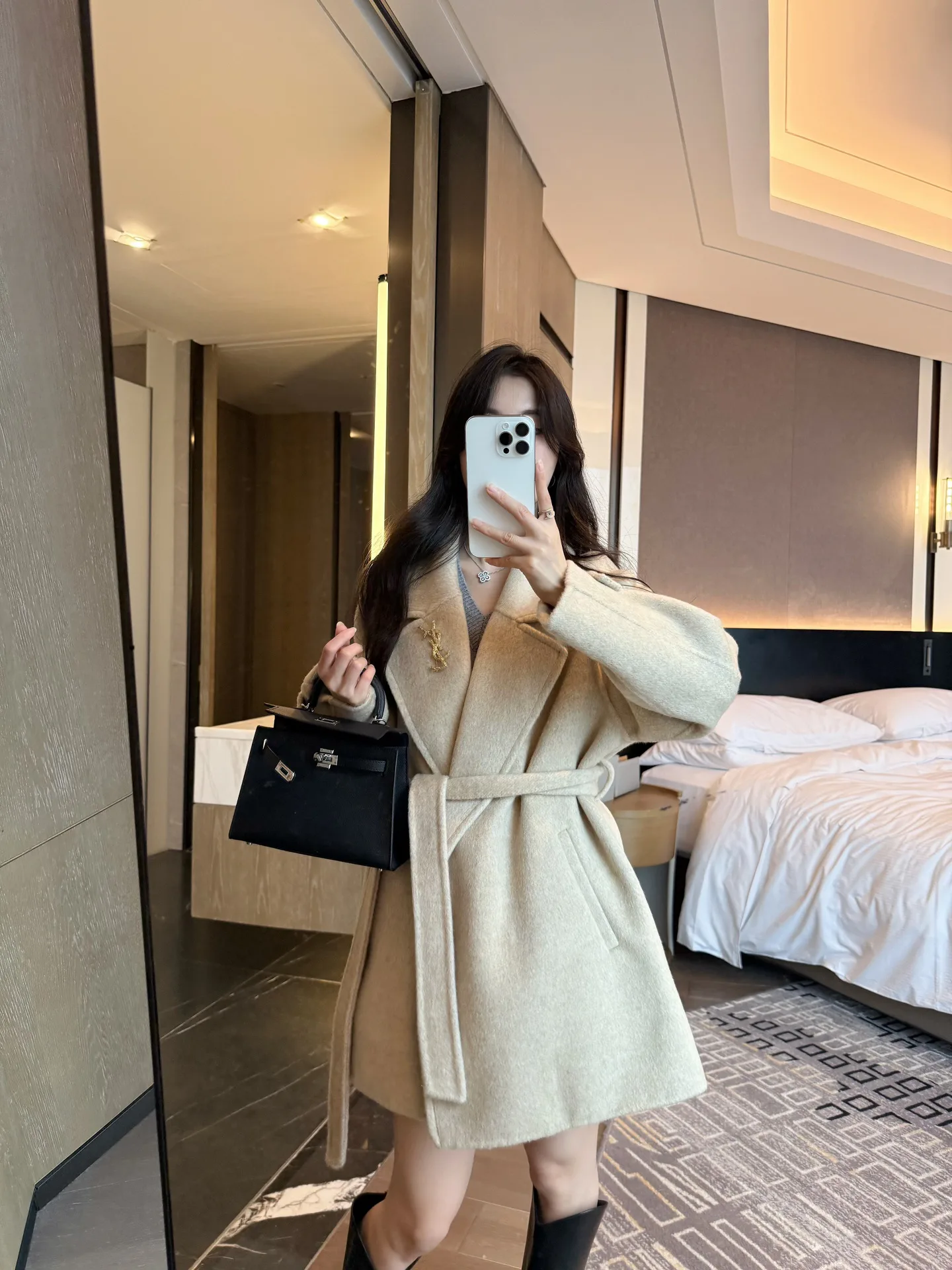 Пальто Женские Saint Laurent 18530522