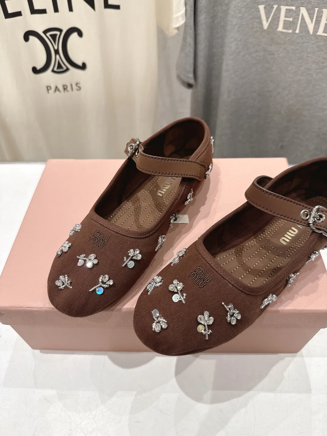 Балетки Женские Miu Miu 13559208