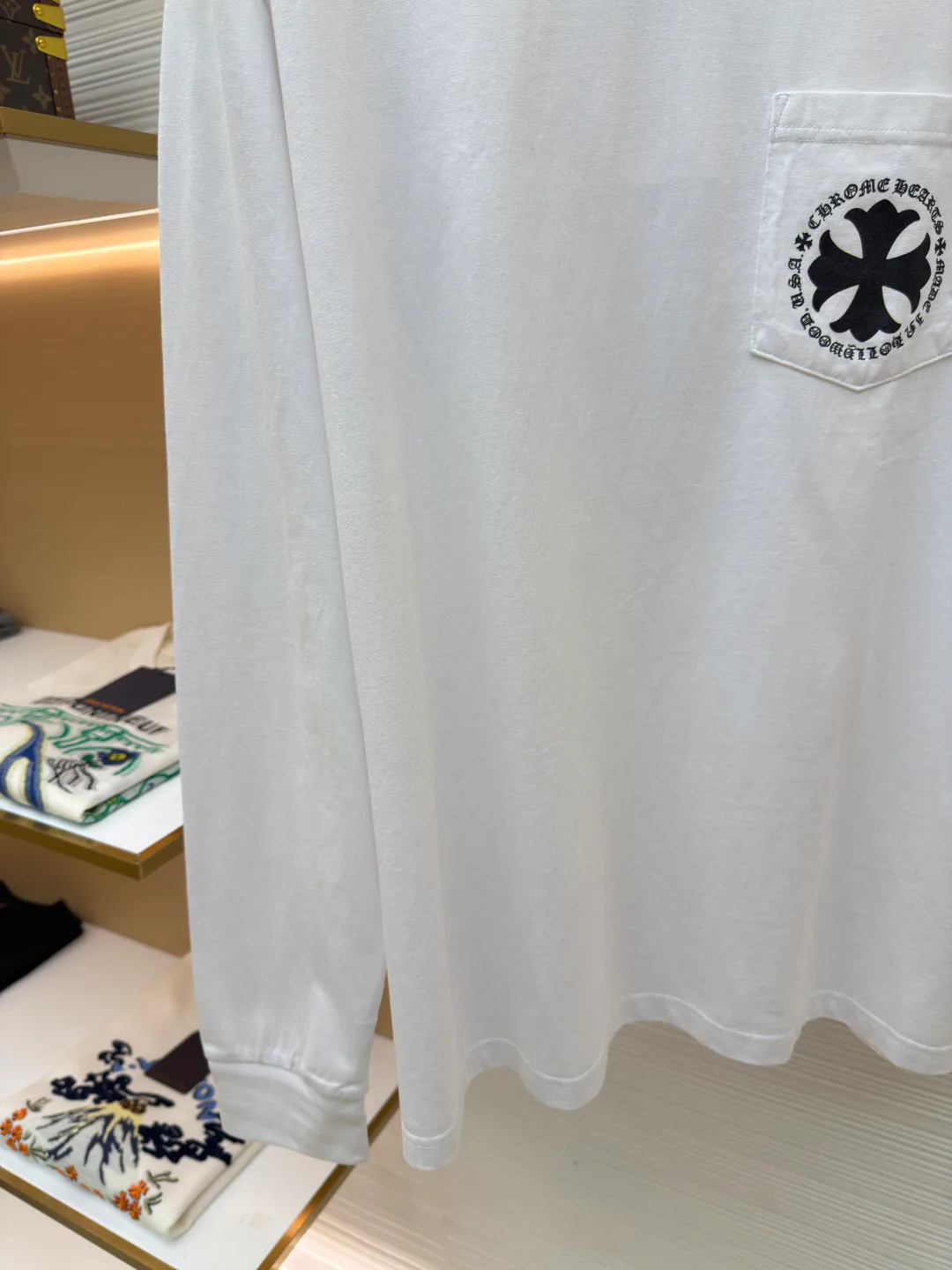 Лонгсливы Мужские Chrome Hearts 11182703