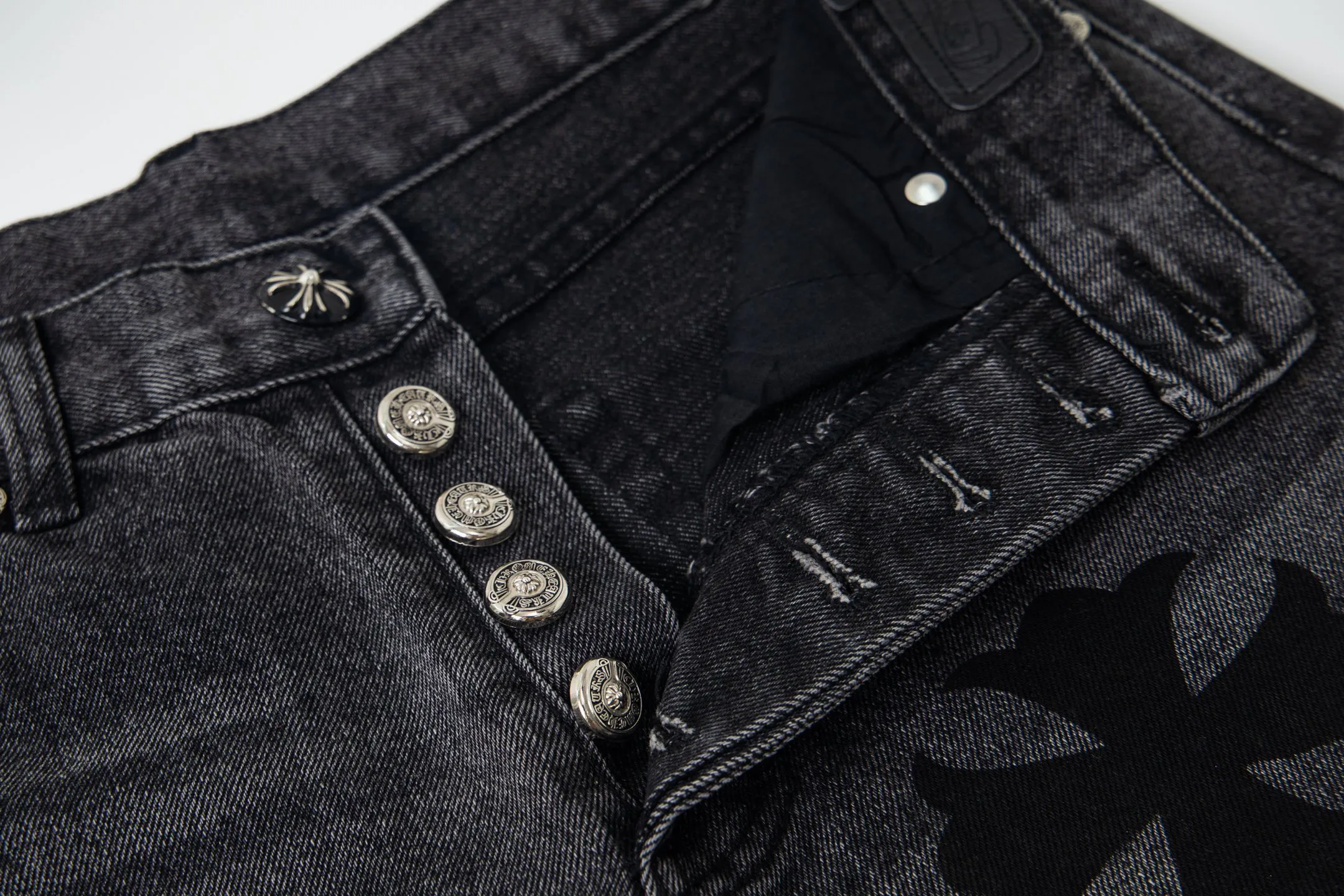 Джинсы Мужские Chrome Hearts 18519479