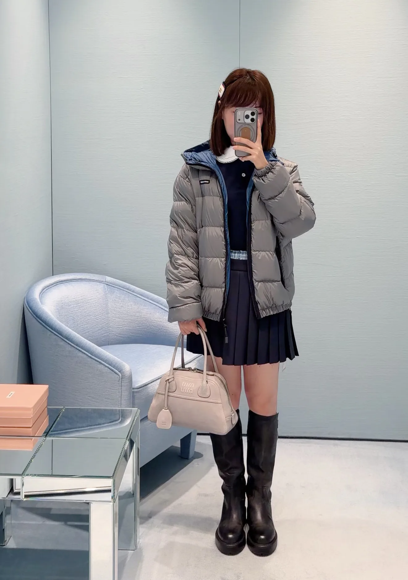 Куртки И Пуховики Женские Miu Miu 17732308