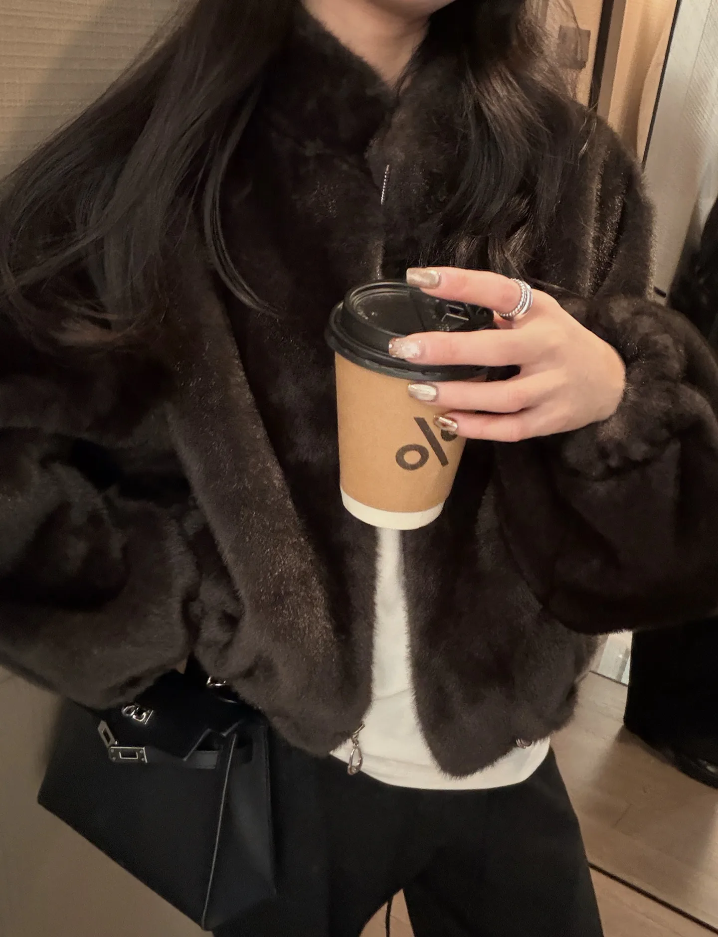 Шубы Женские Saint Laurent 1120165