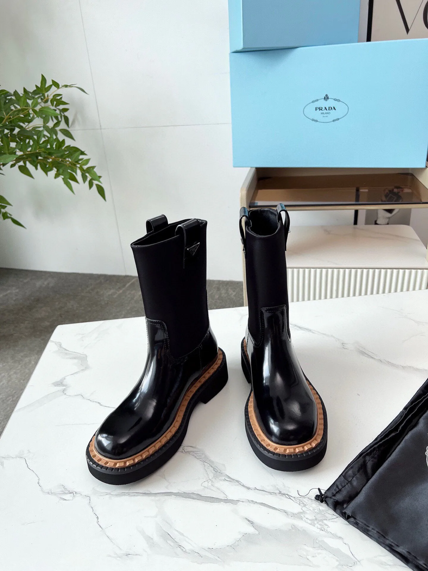 Ботинки Женские Prada 360865