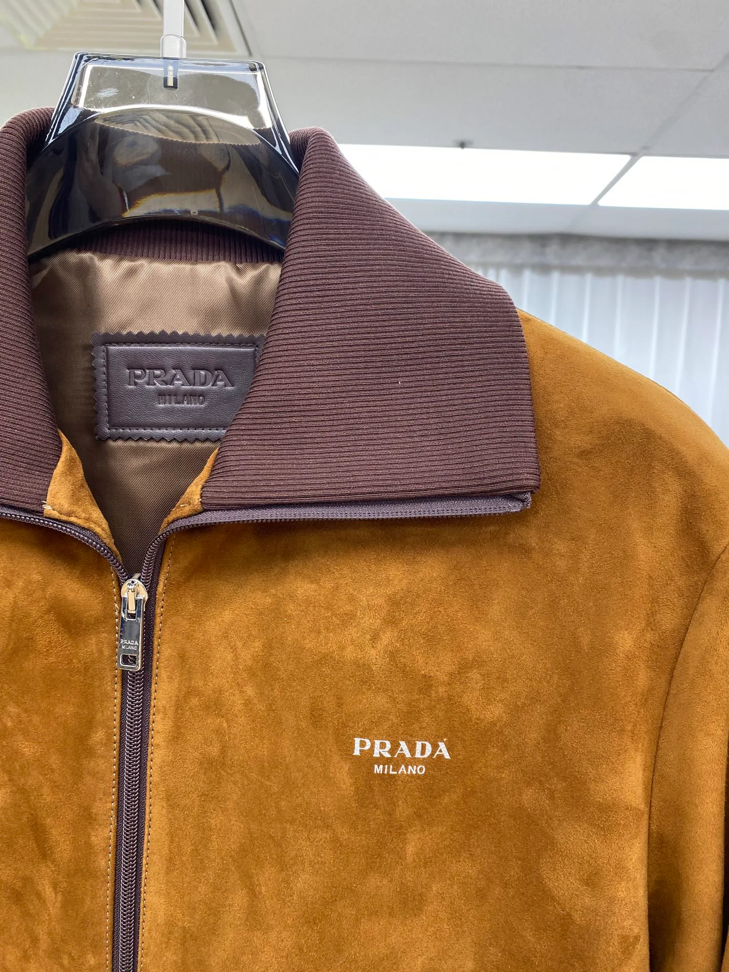 Кожаные Куртки И Дублёнки Мужские Prada 1859700