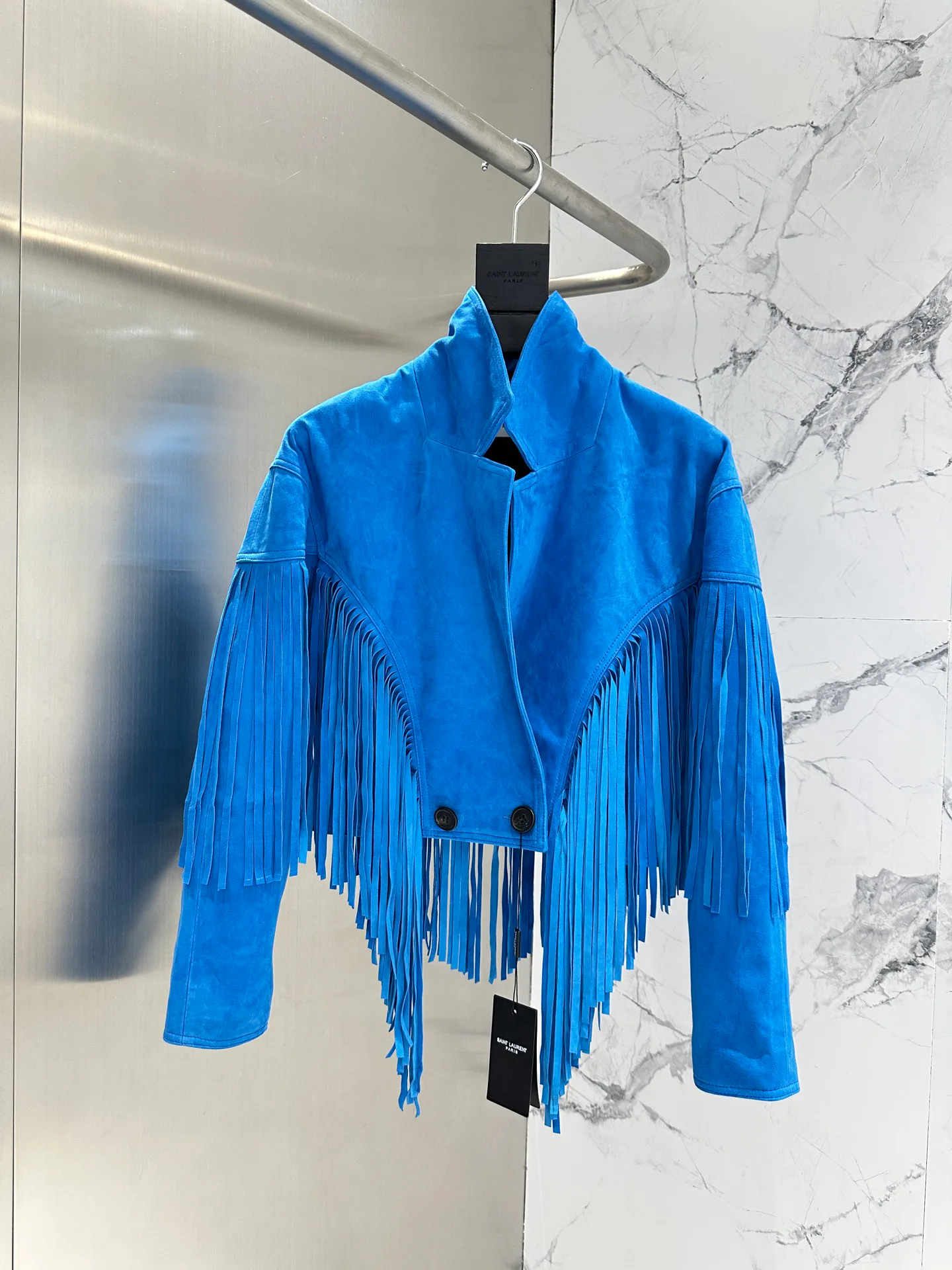 Кожаные Куртки И Дублёнки Женские Saint Laurent 12956995