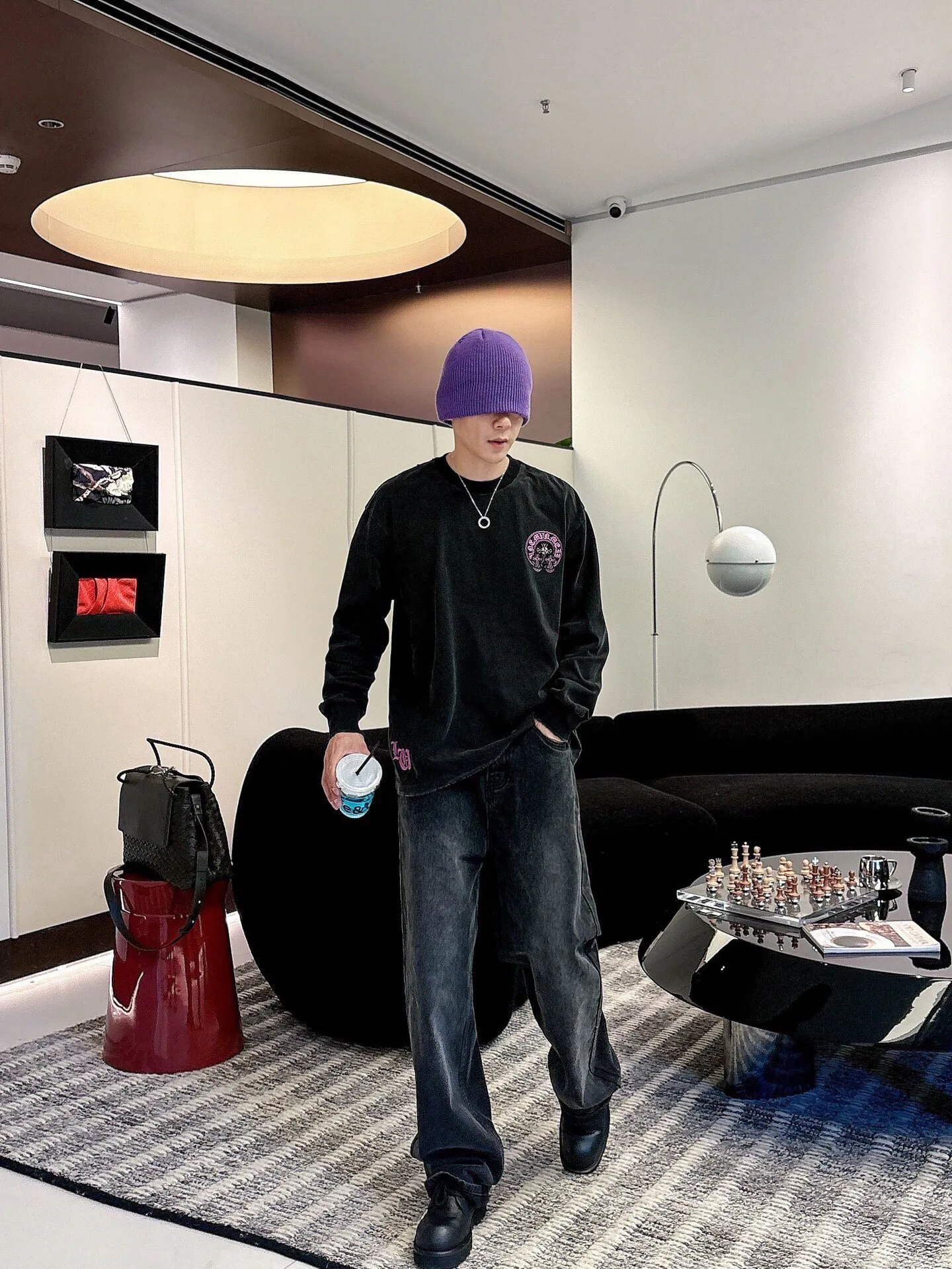 Лонгсливы Мужские Chrome Hearts 2237987