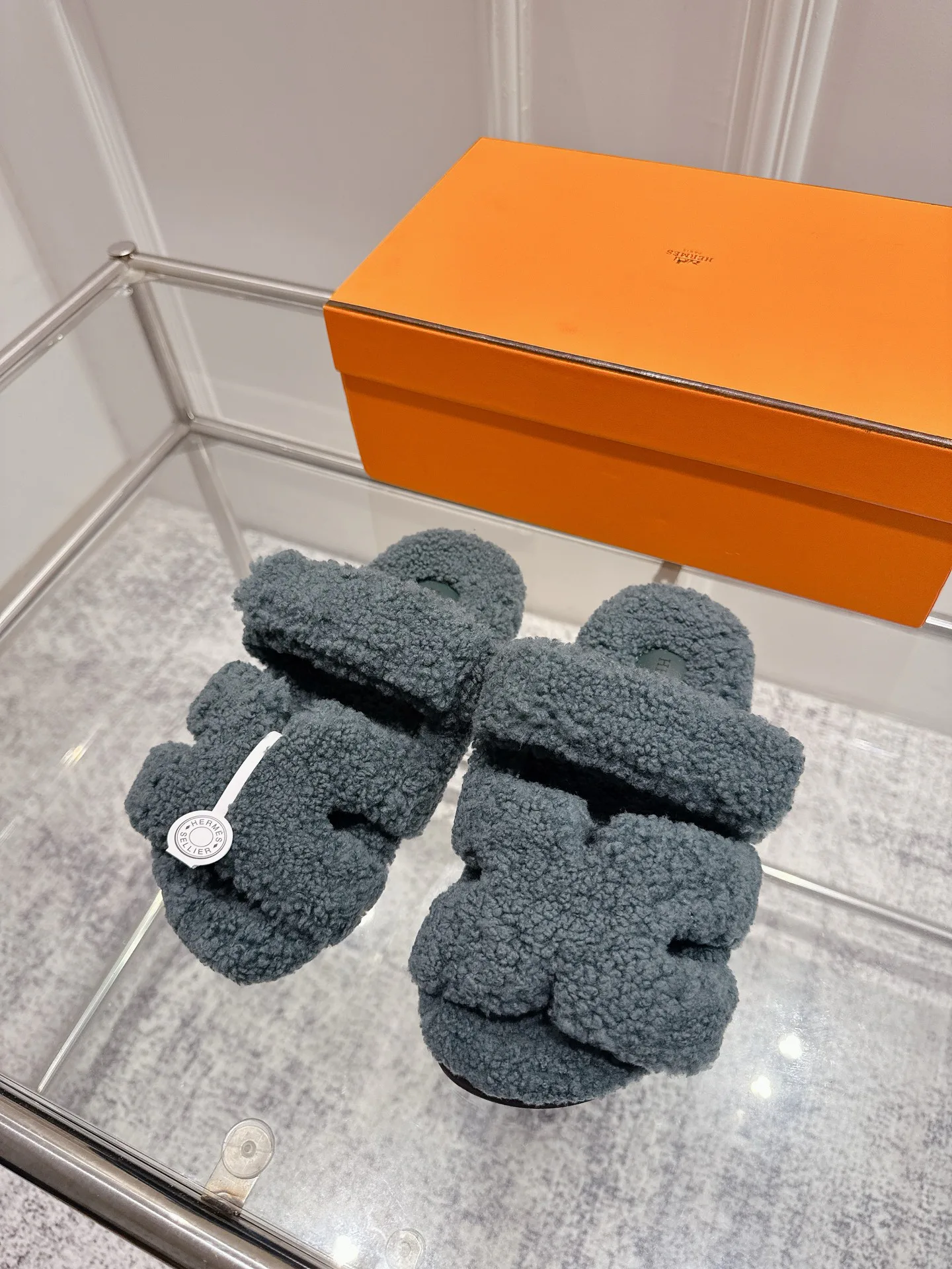 Тапочки Женские Hermes 65287