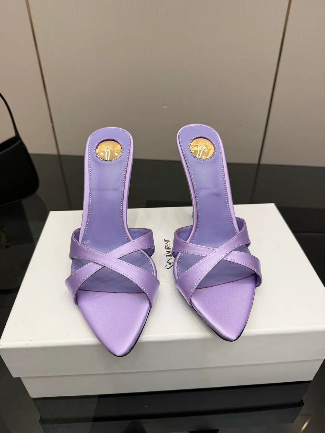 Босоножки Женские Saint Laurent 11409891