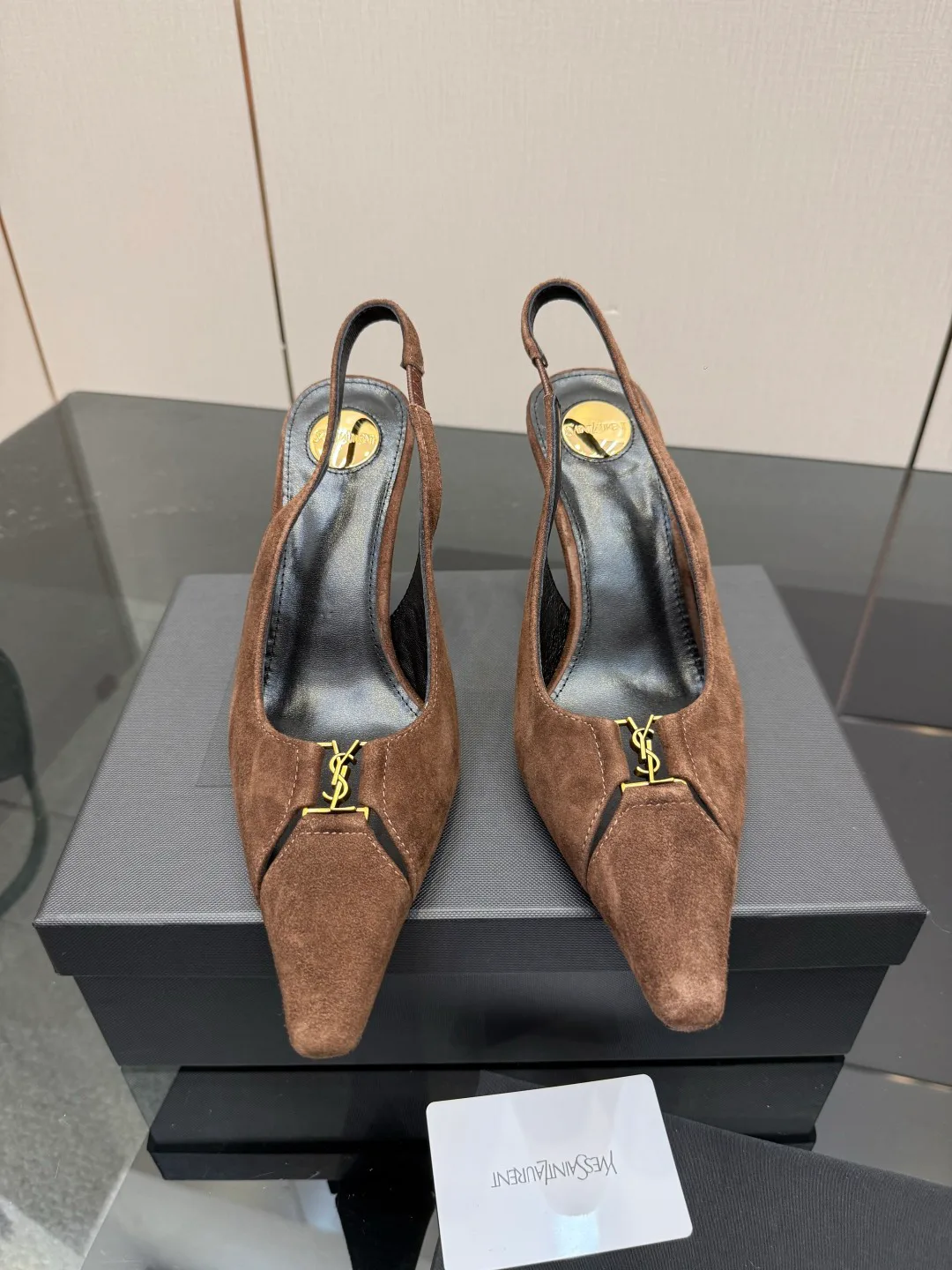 Босоножки Женские Saint Laurent 13164444