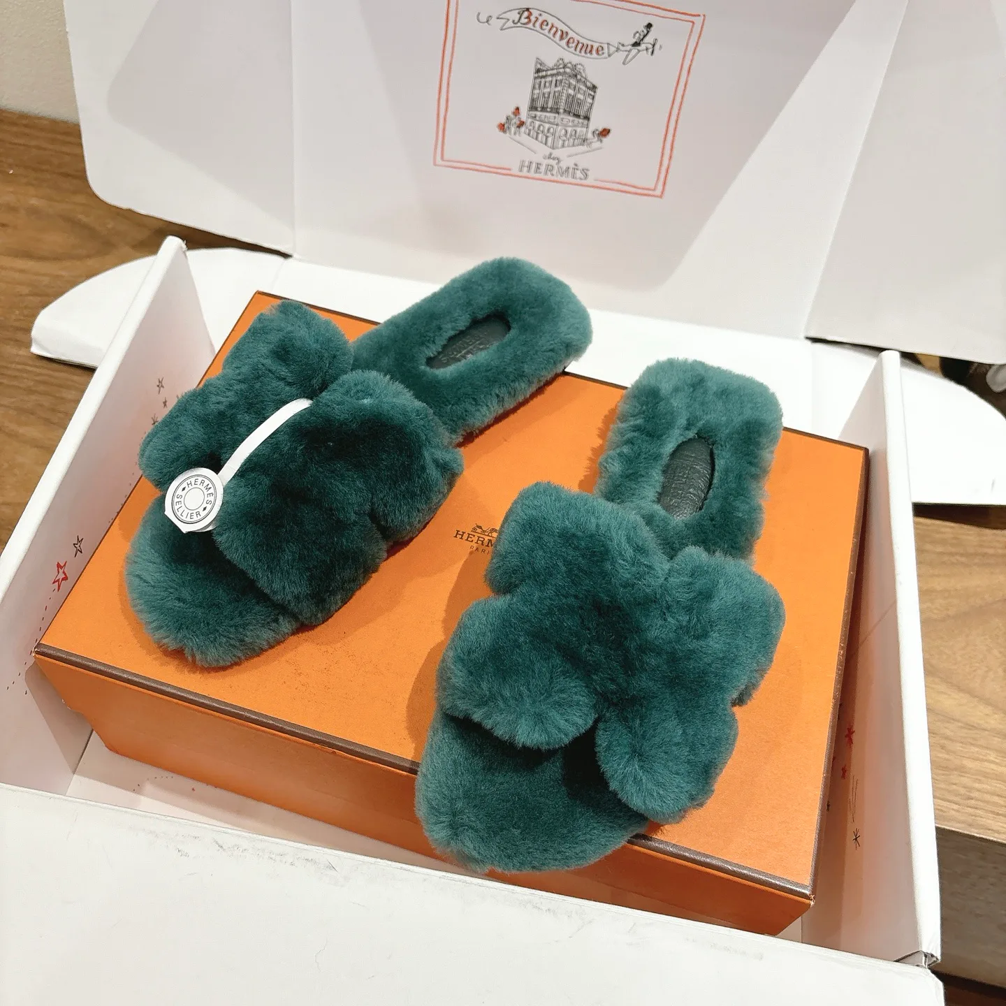 Тапочки Женские Hermes 4500907