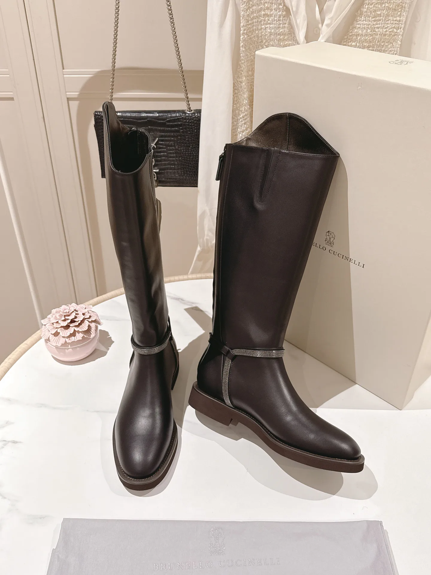 Сапоги Женские Brunello Cucinelli 18217273