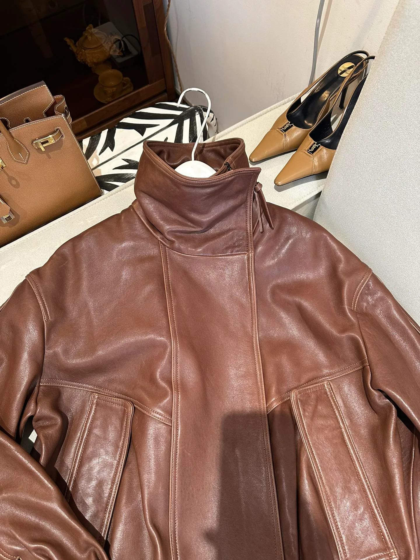 Кожаные Куртки И Дублёнки Женские Balmain 11460791