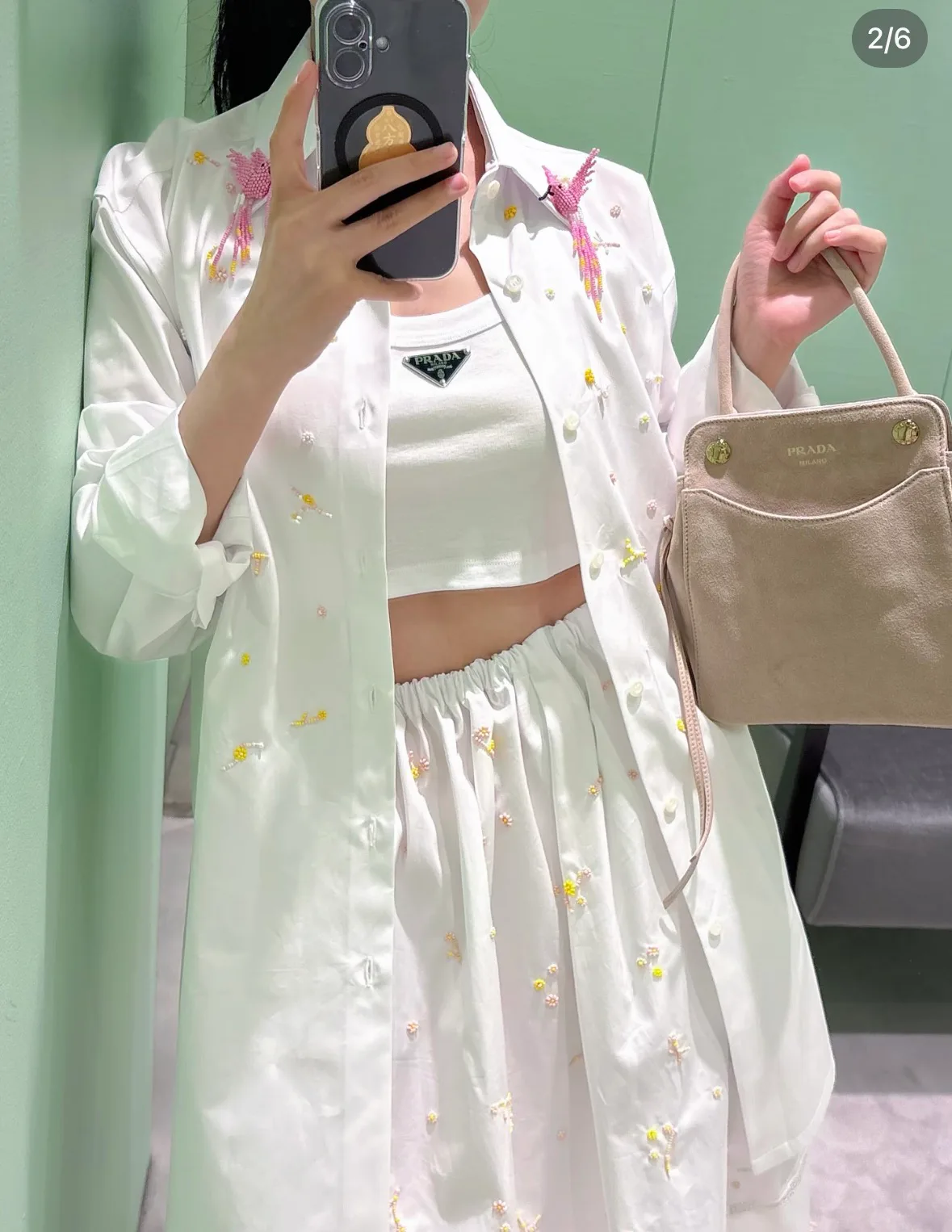 Рубашки Женские Prada 18044554