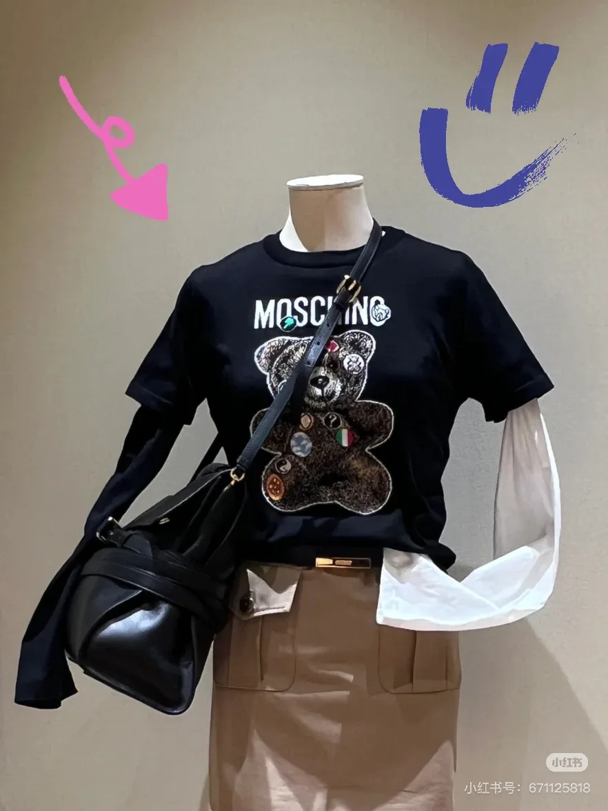Футболки Женские Moschino 35101