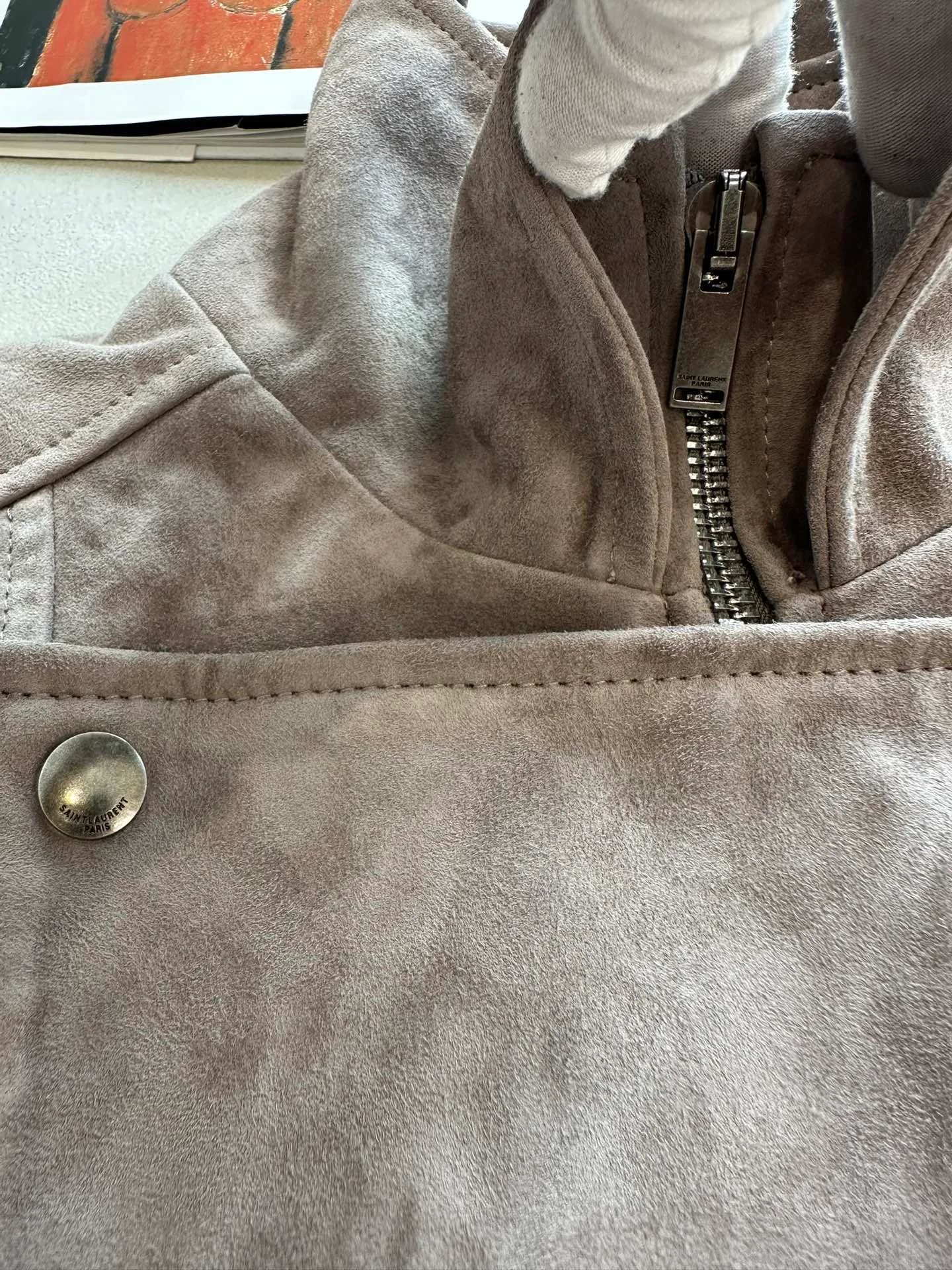 Кожаные Куртки И Дублёнки Женские Saint Laurent 11518133