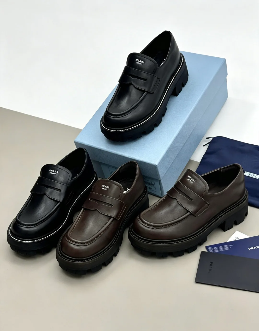 Лоферы И Мокасины Женские Prada 18223993