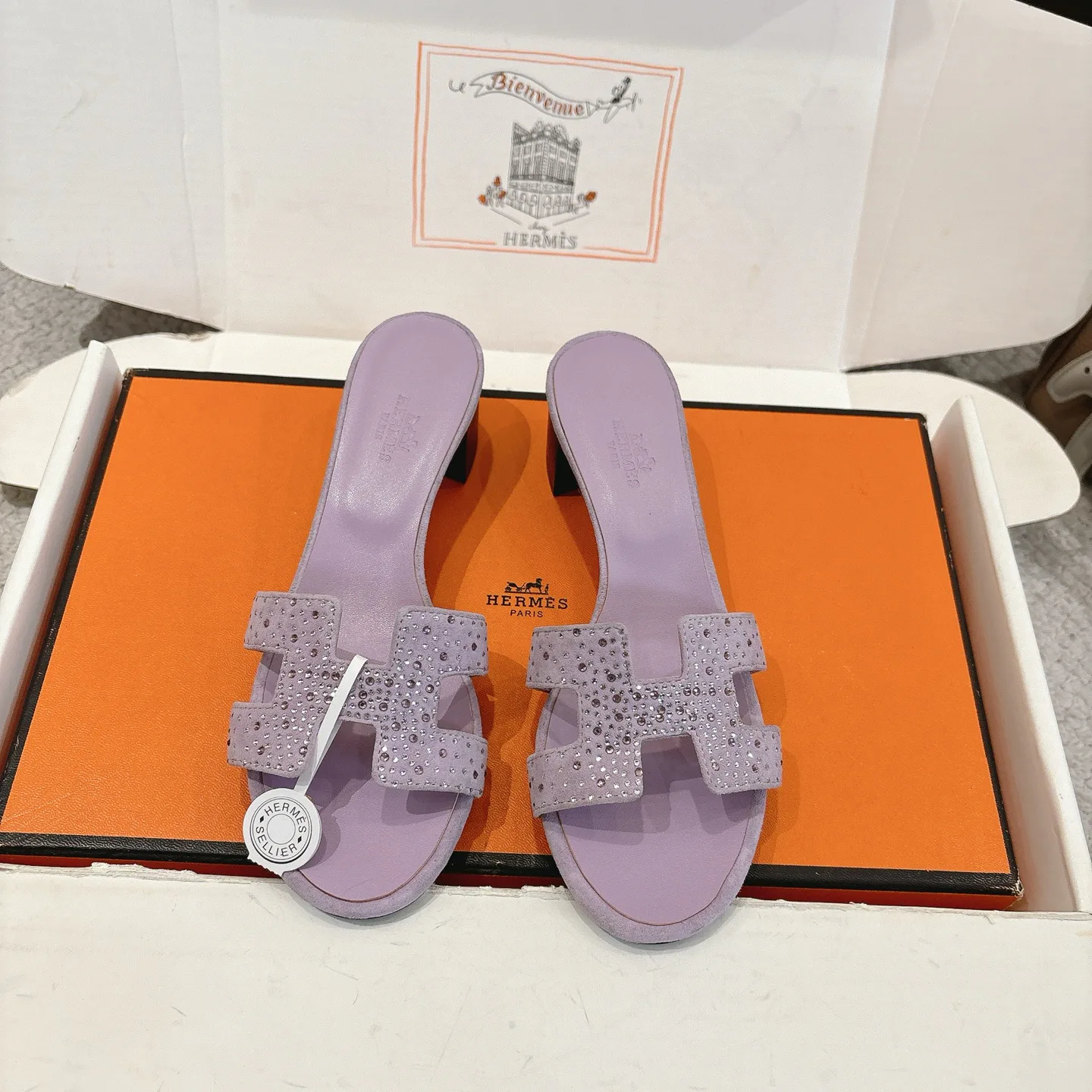 Шлепанцы Женские Hermes 11245949