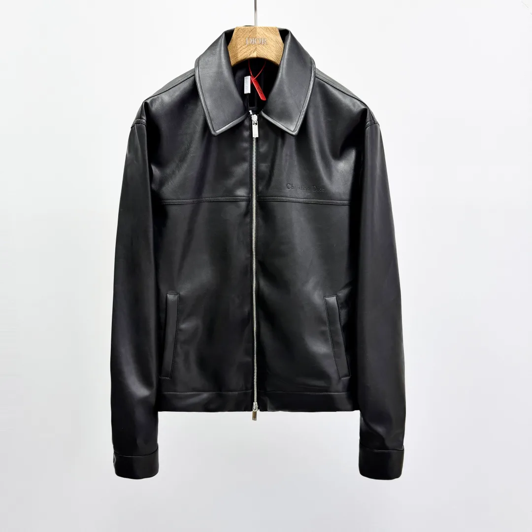 Кожаные Куртки И Дублёнки Мужские Christian Dior 5536446
