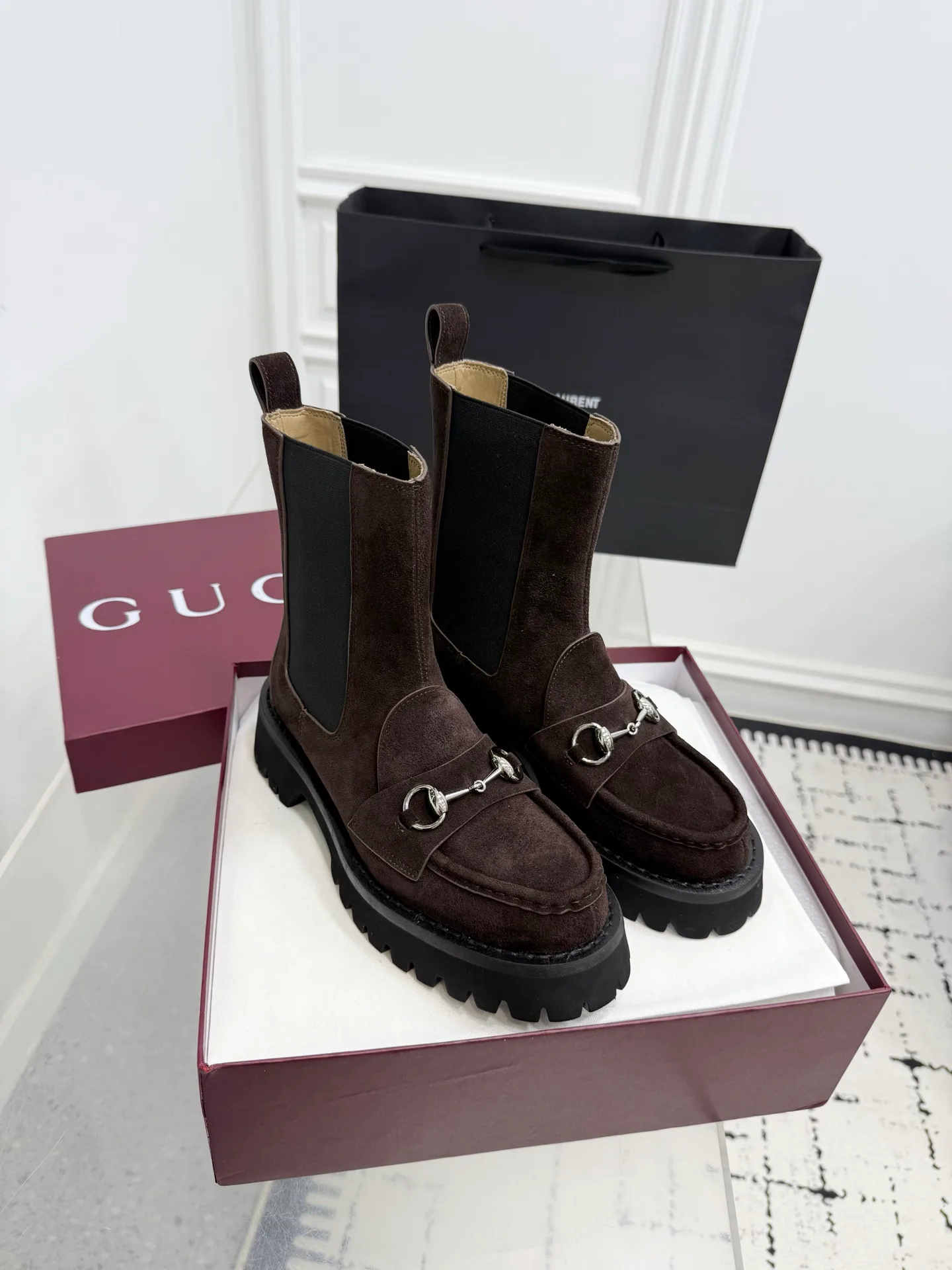 Ботинки Женские Gucci 255872