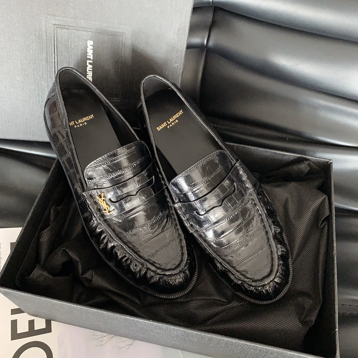 Лоферы И Мокасины Женские Saint Laurent 809064