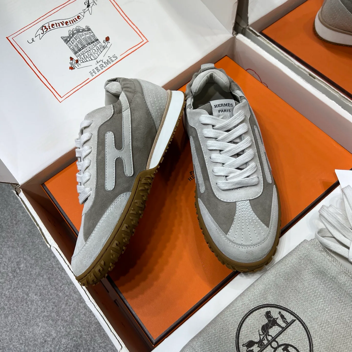 Кроссовки Мужские Hermes 148929