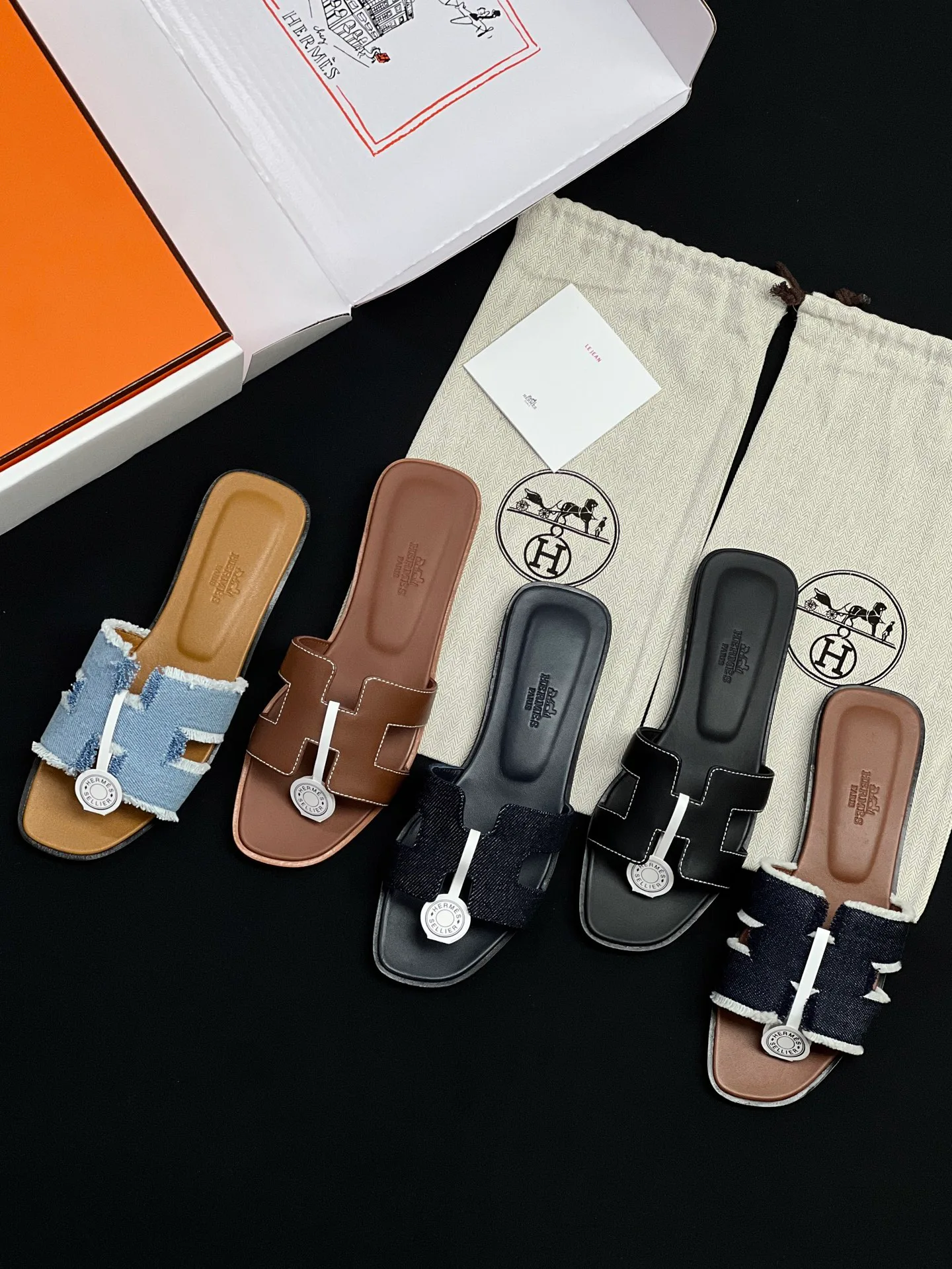 Шлепанцы Женские Hermes 7395145