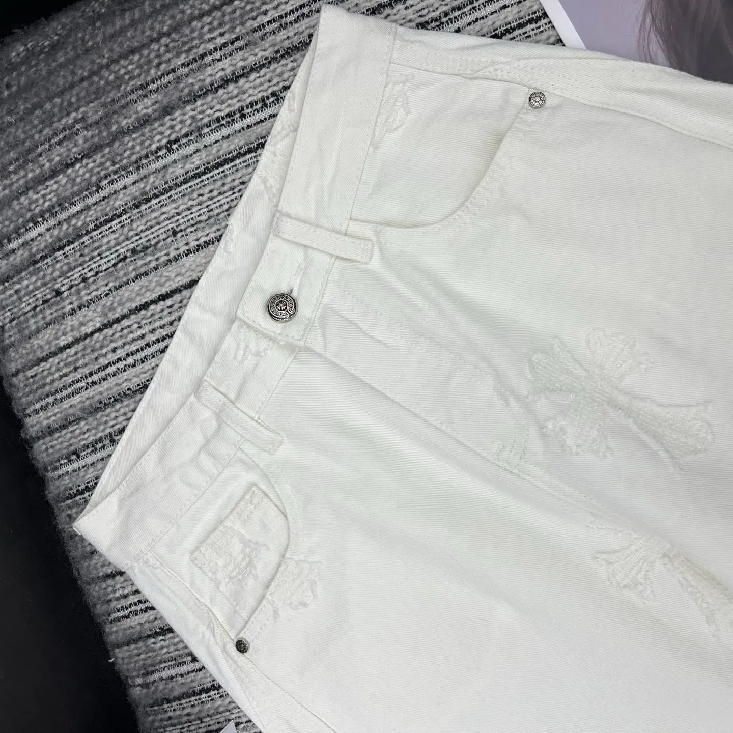 Джинсы Женские Chrome Hearts 4704724