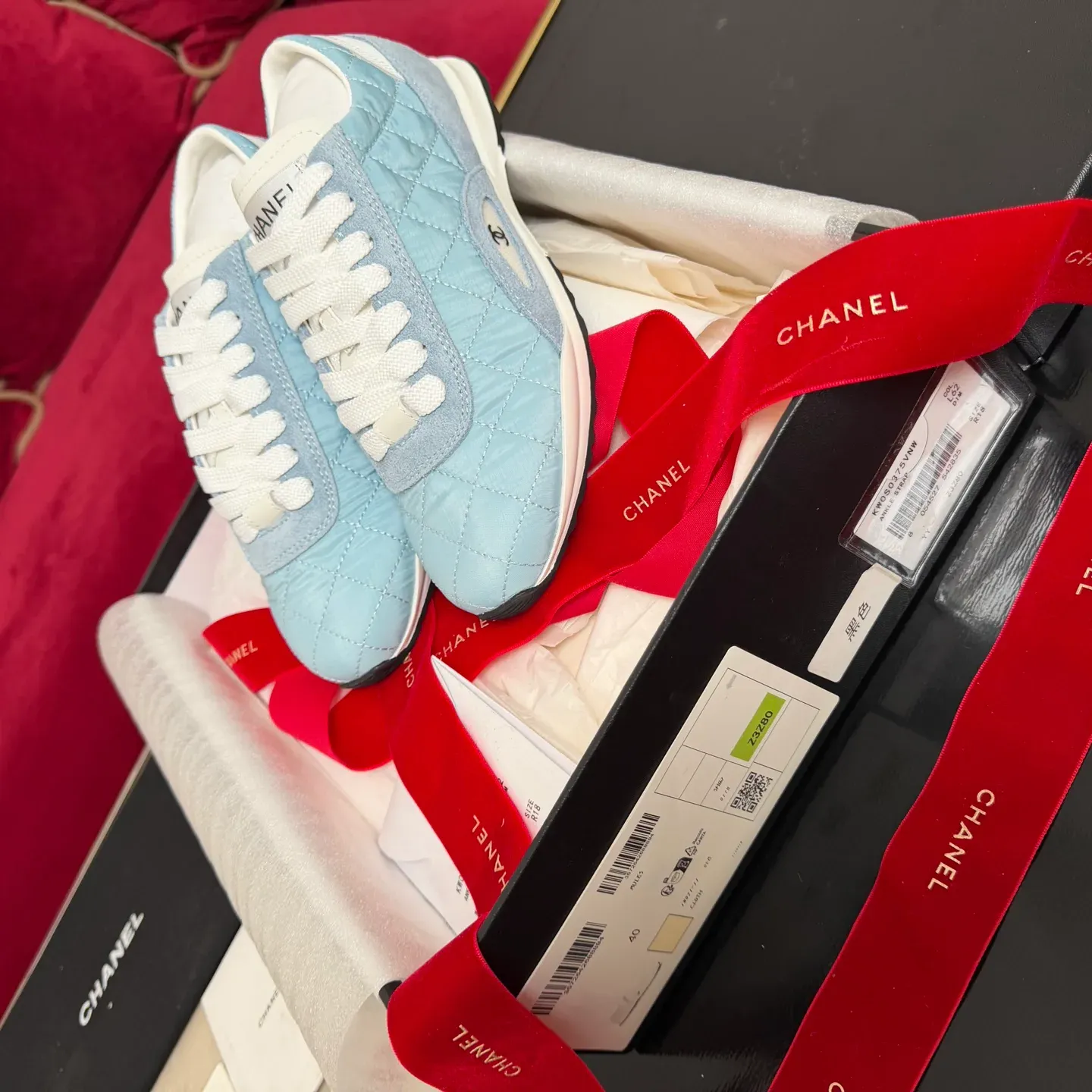 Кроссовки Женские Chanel 401192