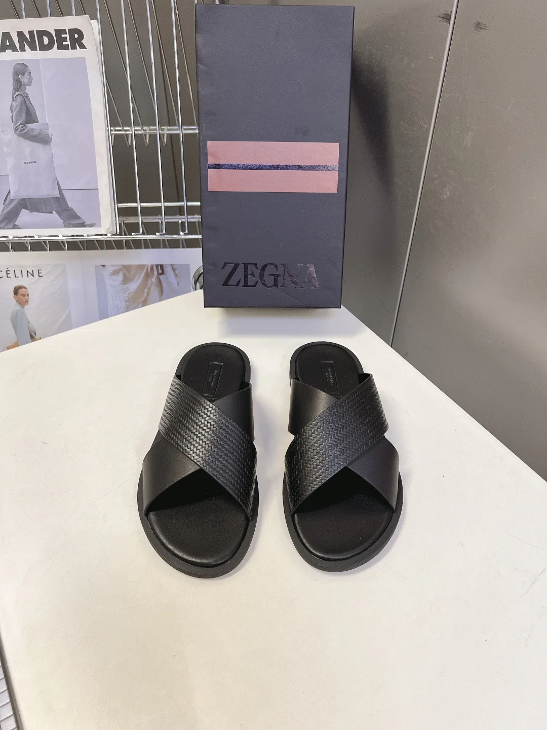 Шлепанцы Мужские Zegna 17138257