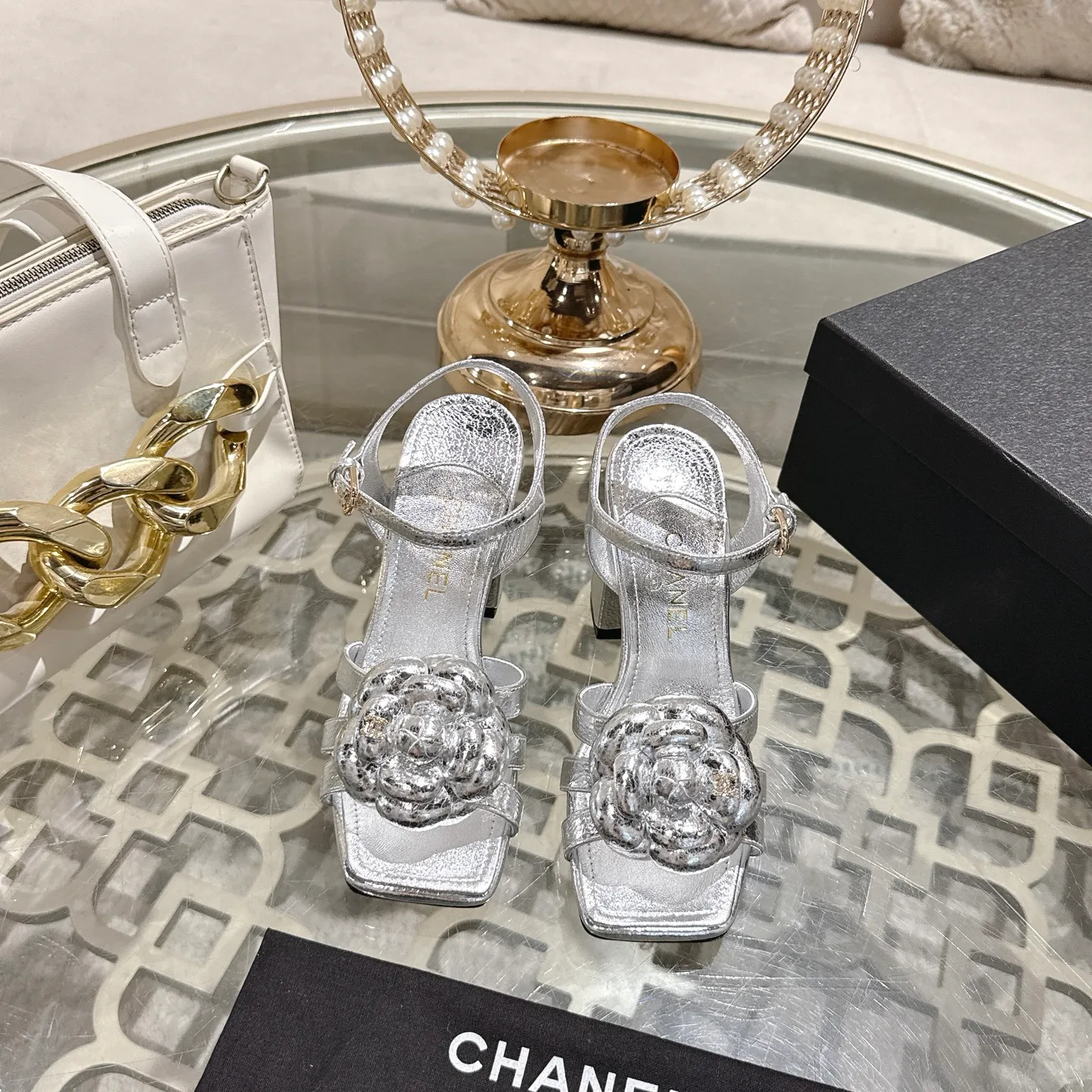 Босоножки Женские Chanel 12714885