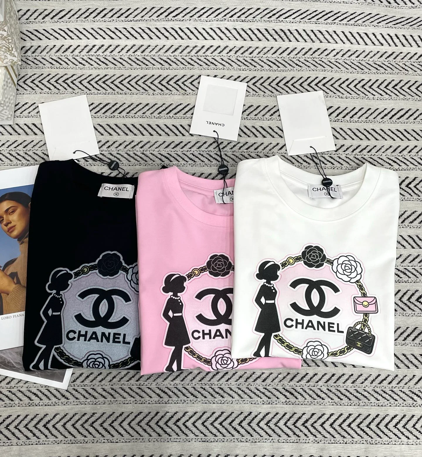 Футболки Женские Chanel 12351338