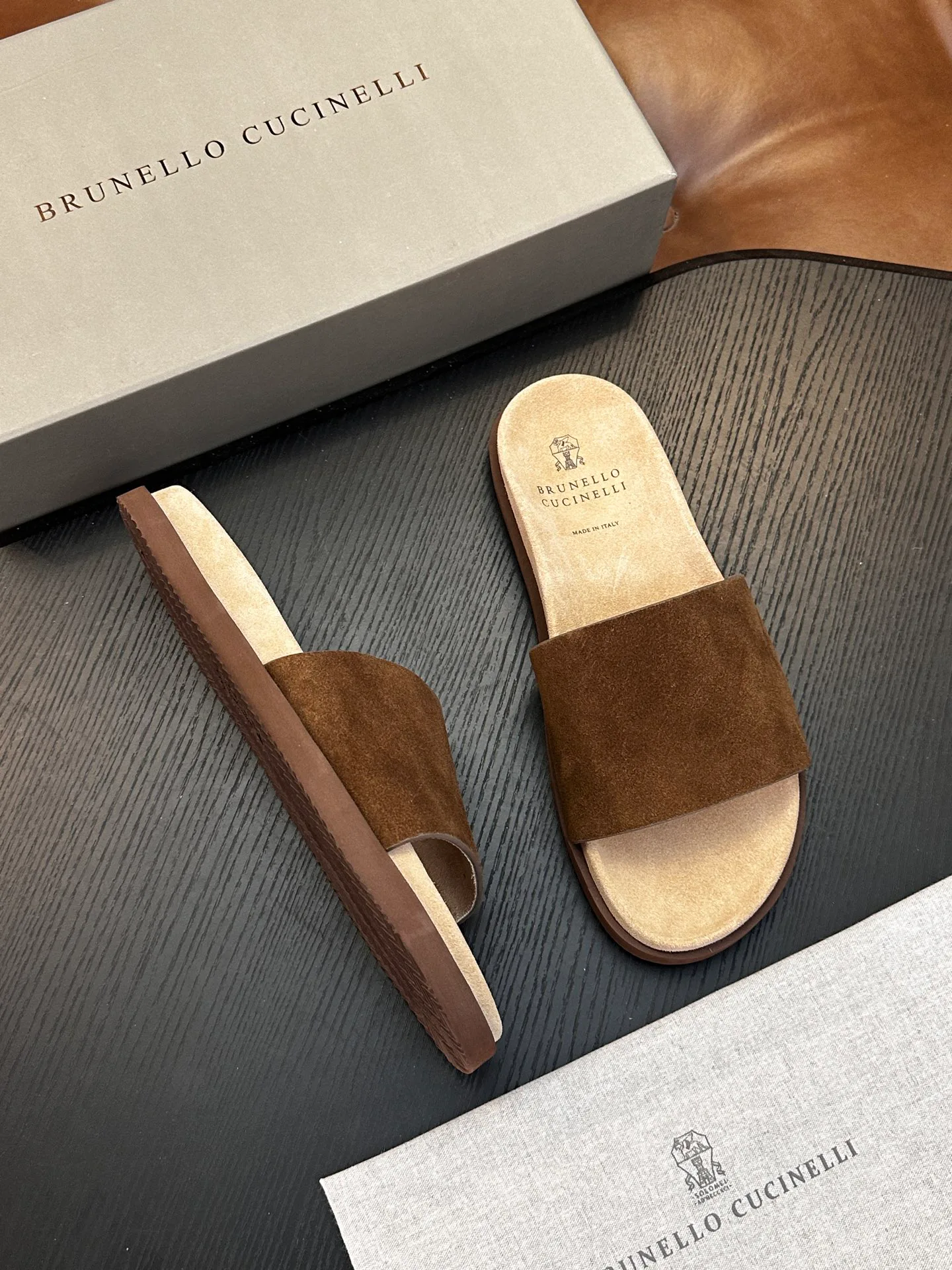 Тапочки Мужские Brunello Cucinelli 14548936