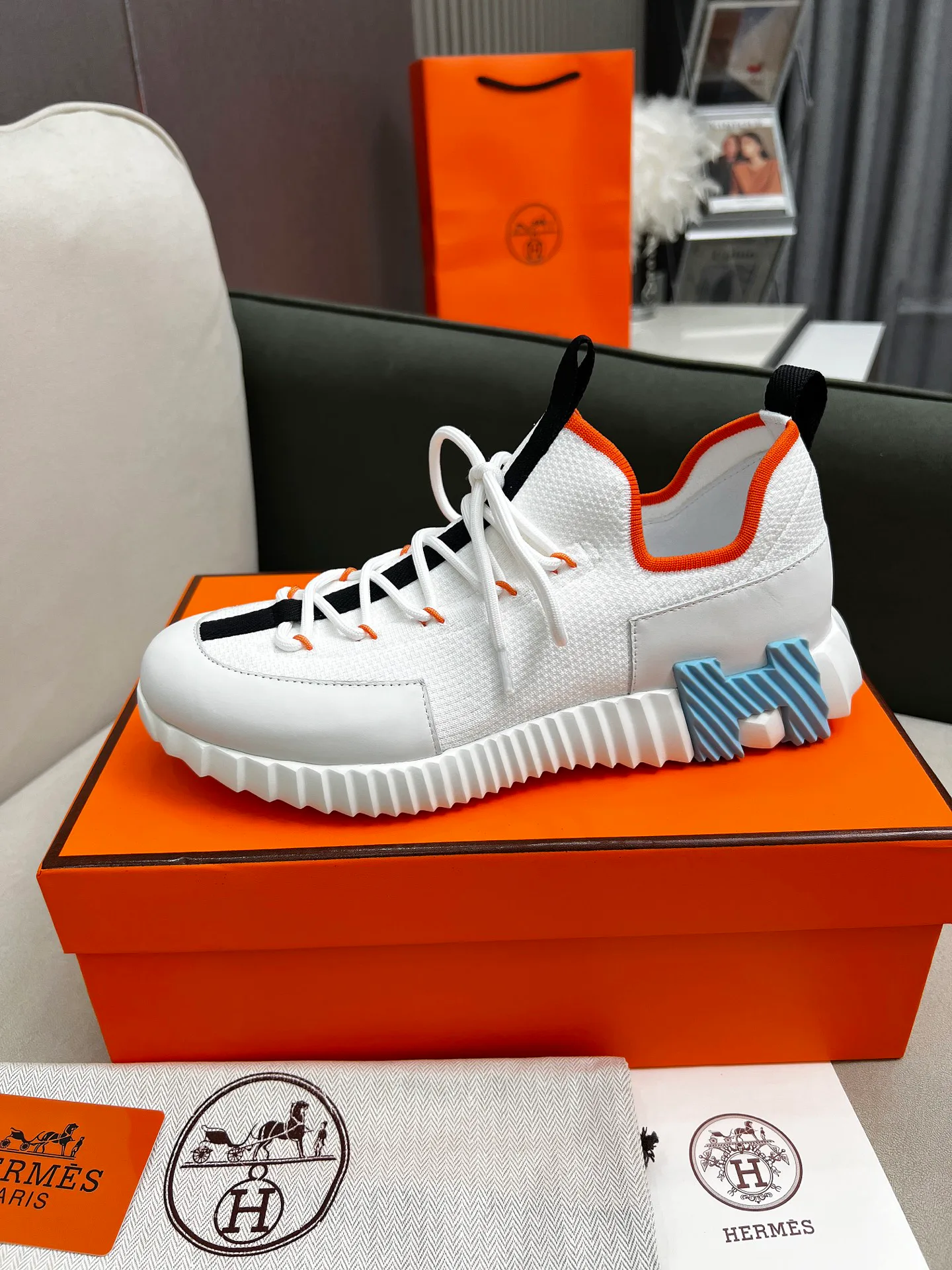 Кроссовки Женские Hermes 2628139