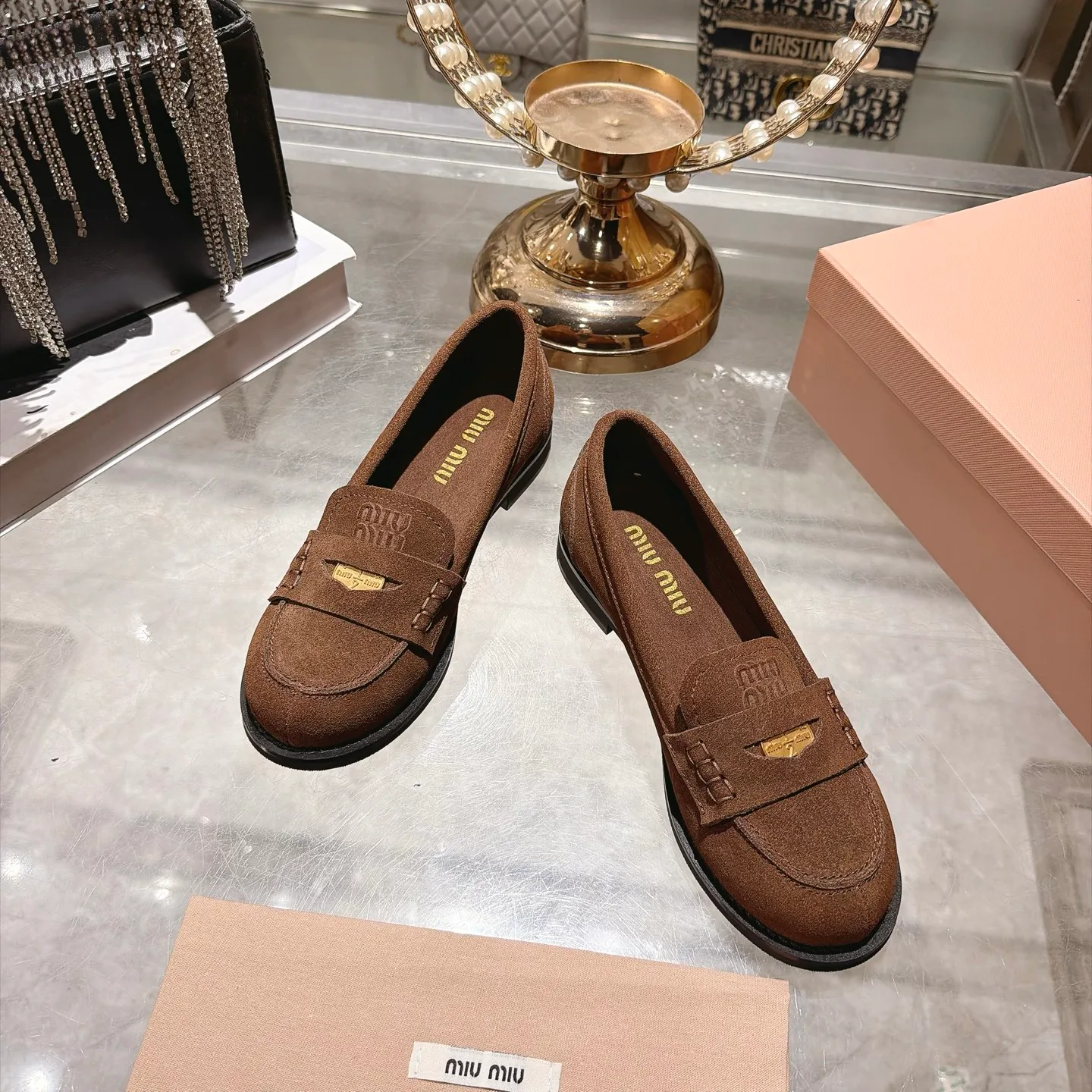 Лоферы И Мокасины Женские Miu Miu 19685802