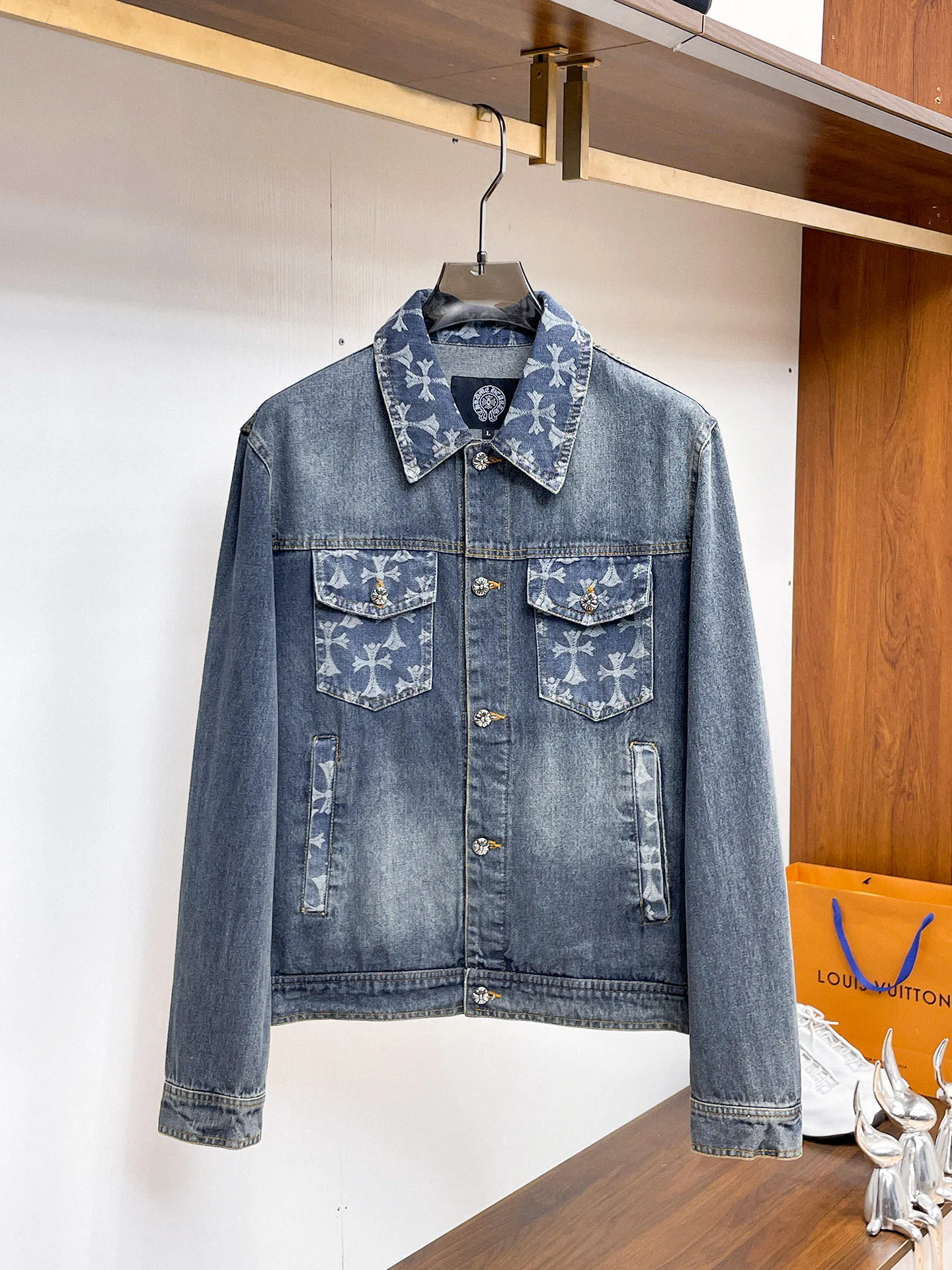 Куртки И Пуховики Мужские Chrome Hearts 18197227