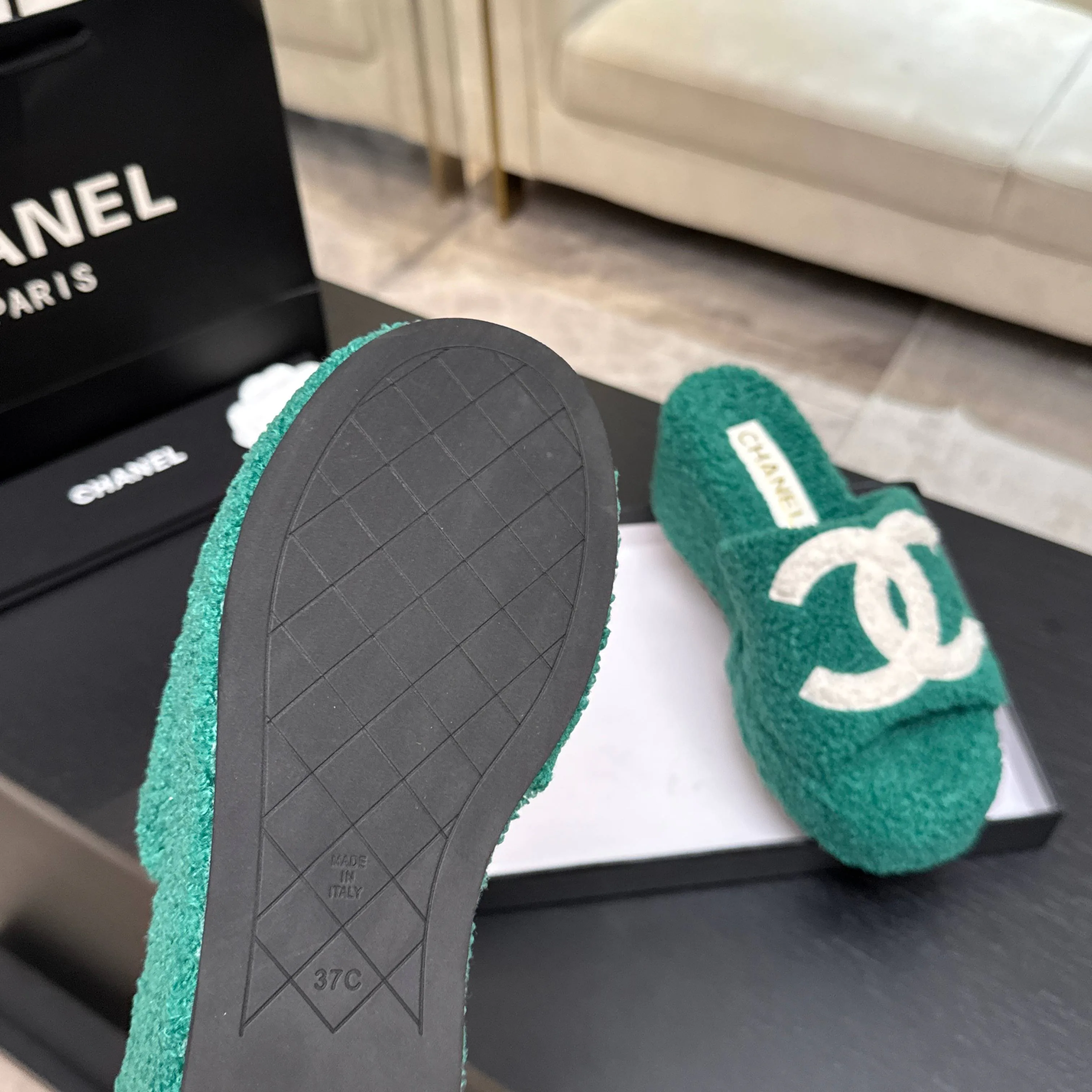 Тапочки Женские Chanel 18501001
