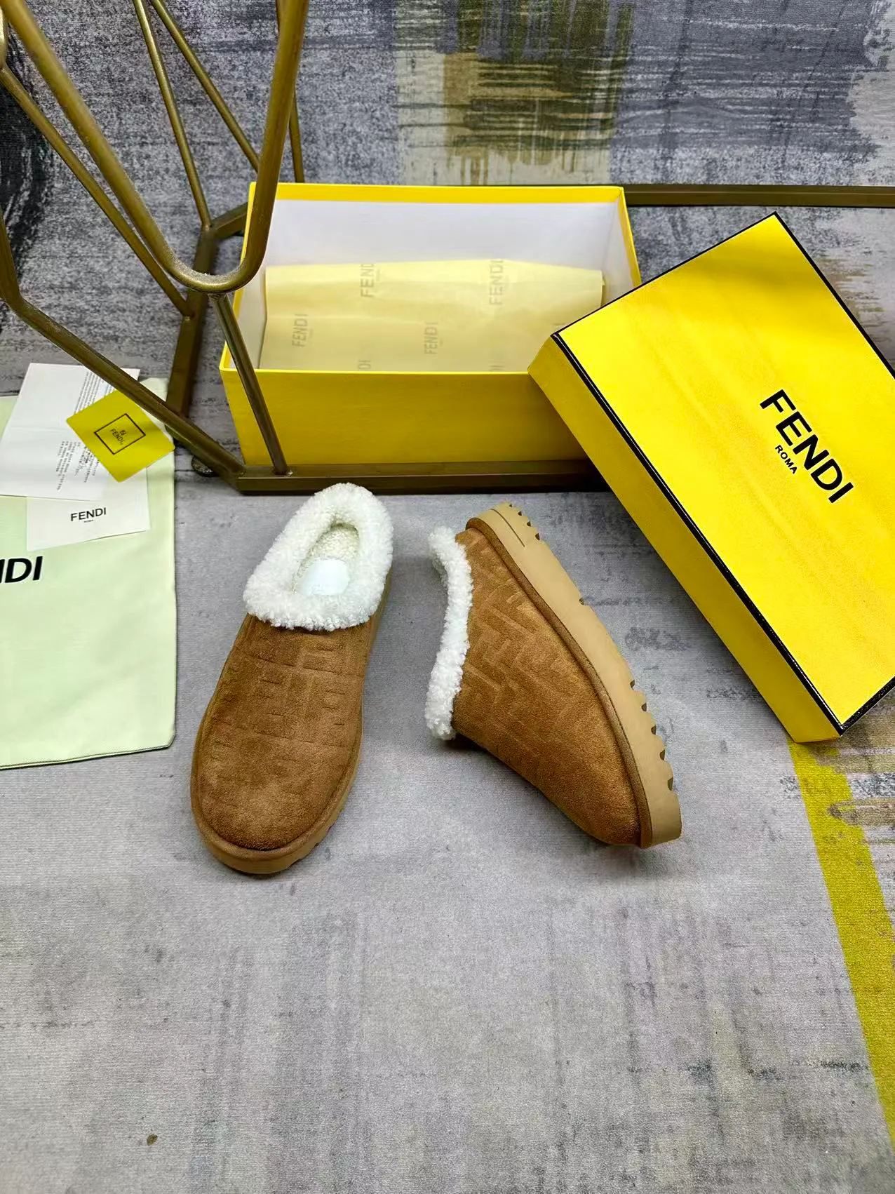 Тапочки Женские Fendi 472247