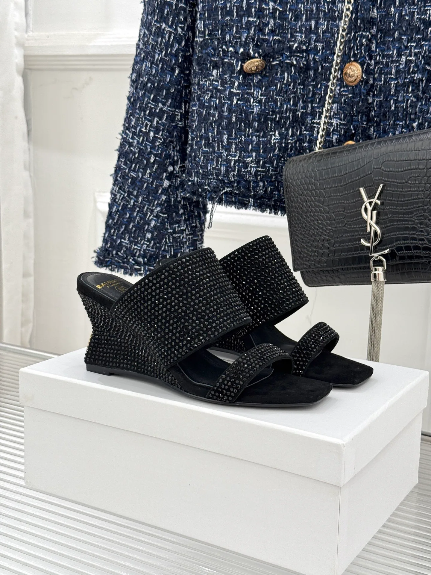 Босоножки Женские Balmain 1681561