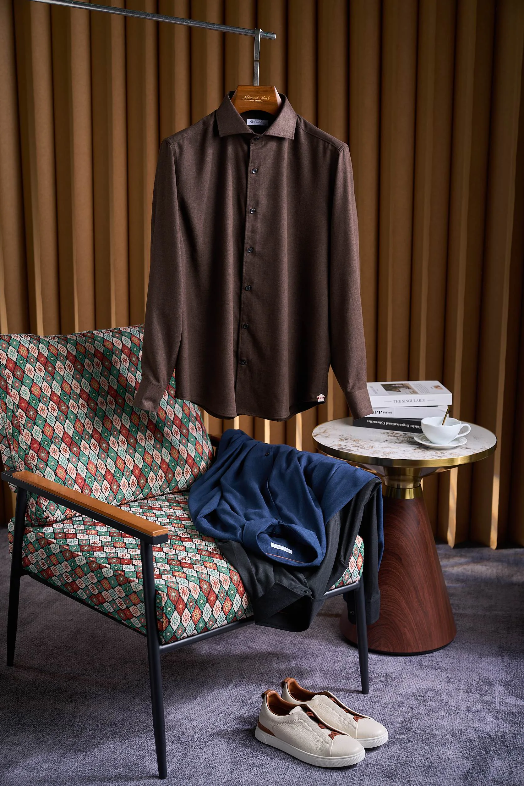 Рубашки Мужские Loro Piana 1859406