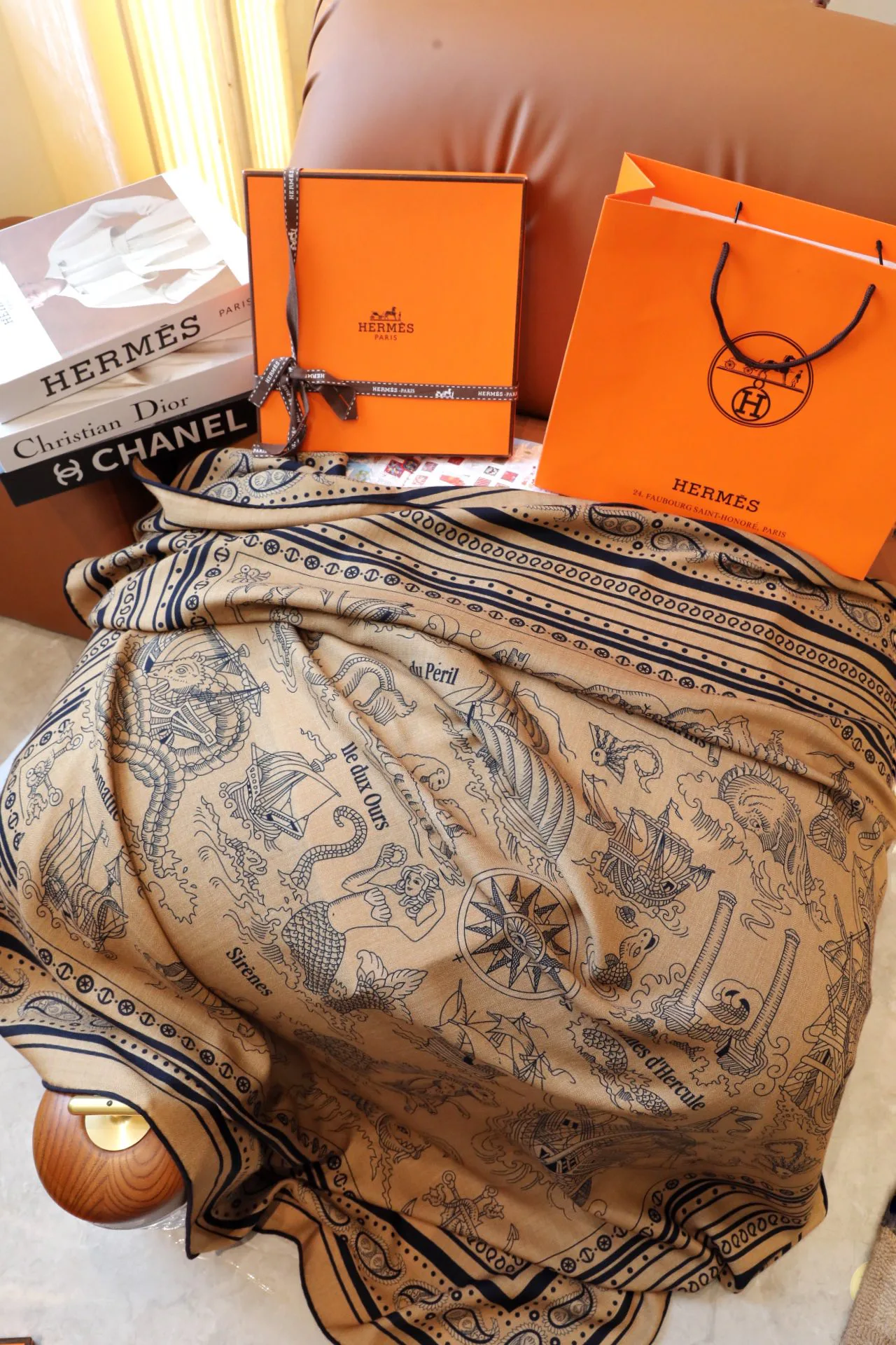 Шарфы Hermes 5048994