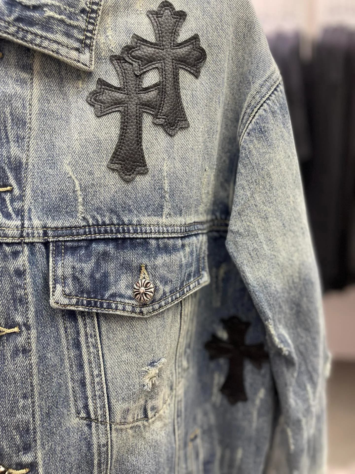 Куртки И Пуховики Мужские Chrome Hearts 787645