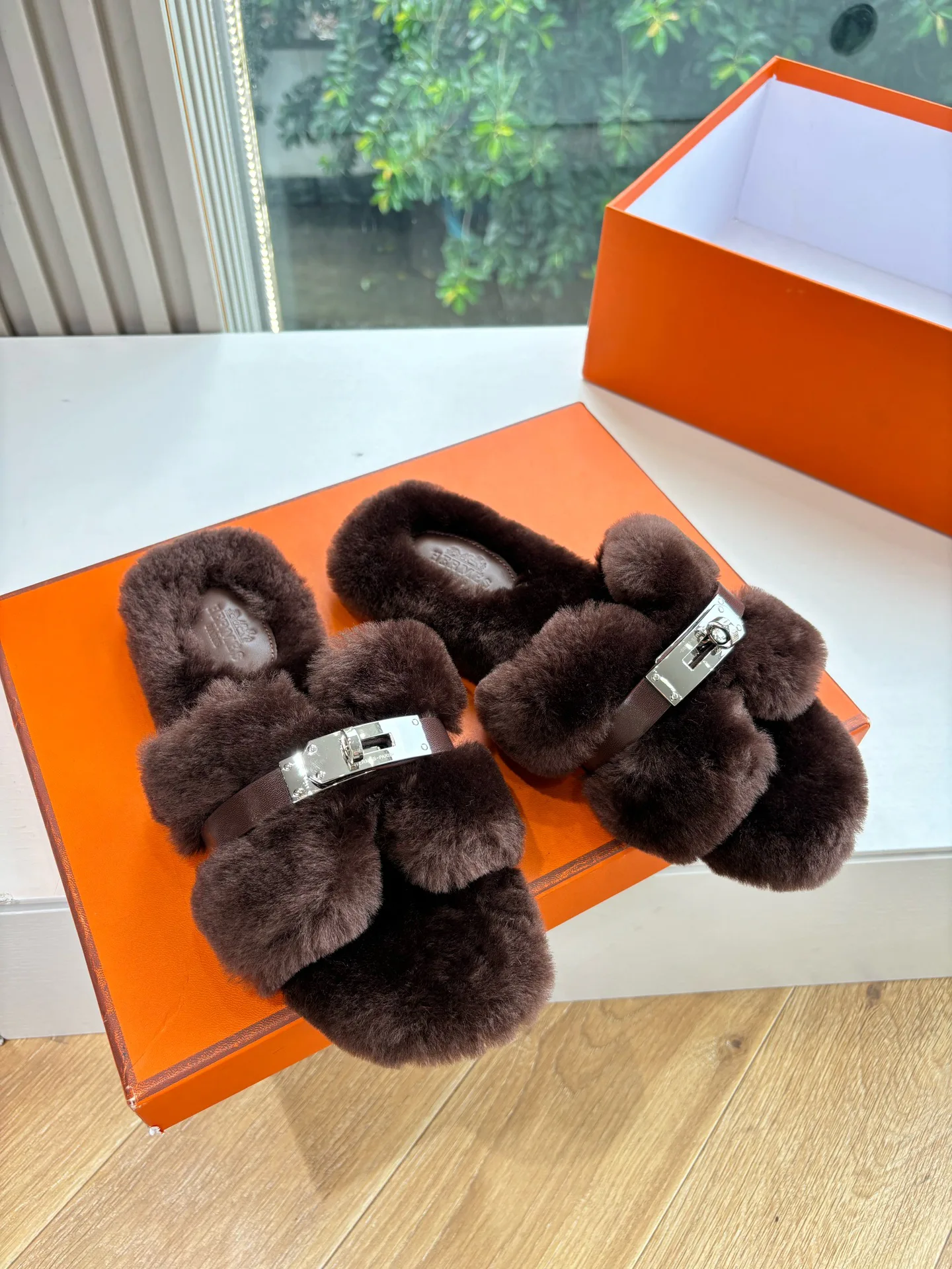 Тапочки Женские Hermes 18053267