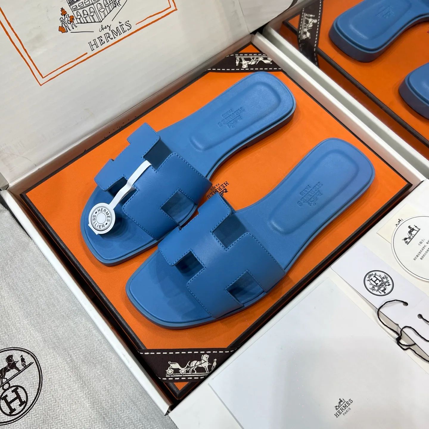 Шлепанцы Женские Hermes 56466