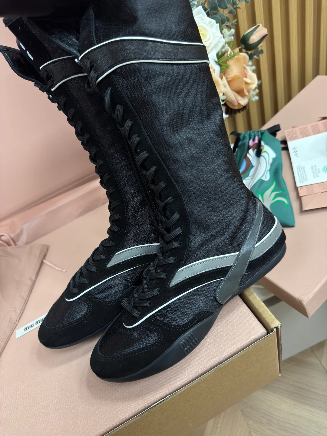 Сапоги Женские Miu Miu 121127