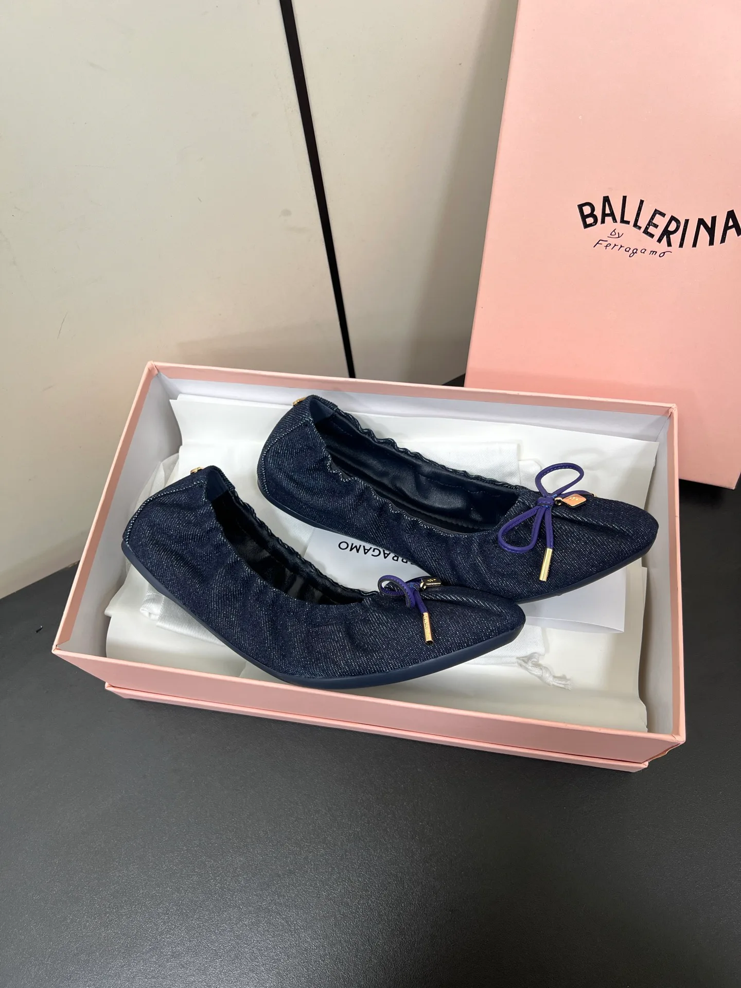 Балетки Женские Salvatore Ferragamo 578178