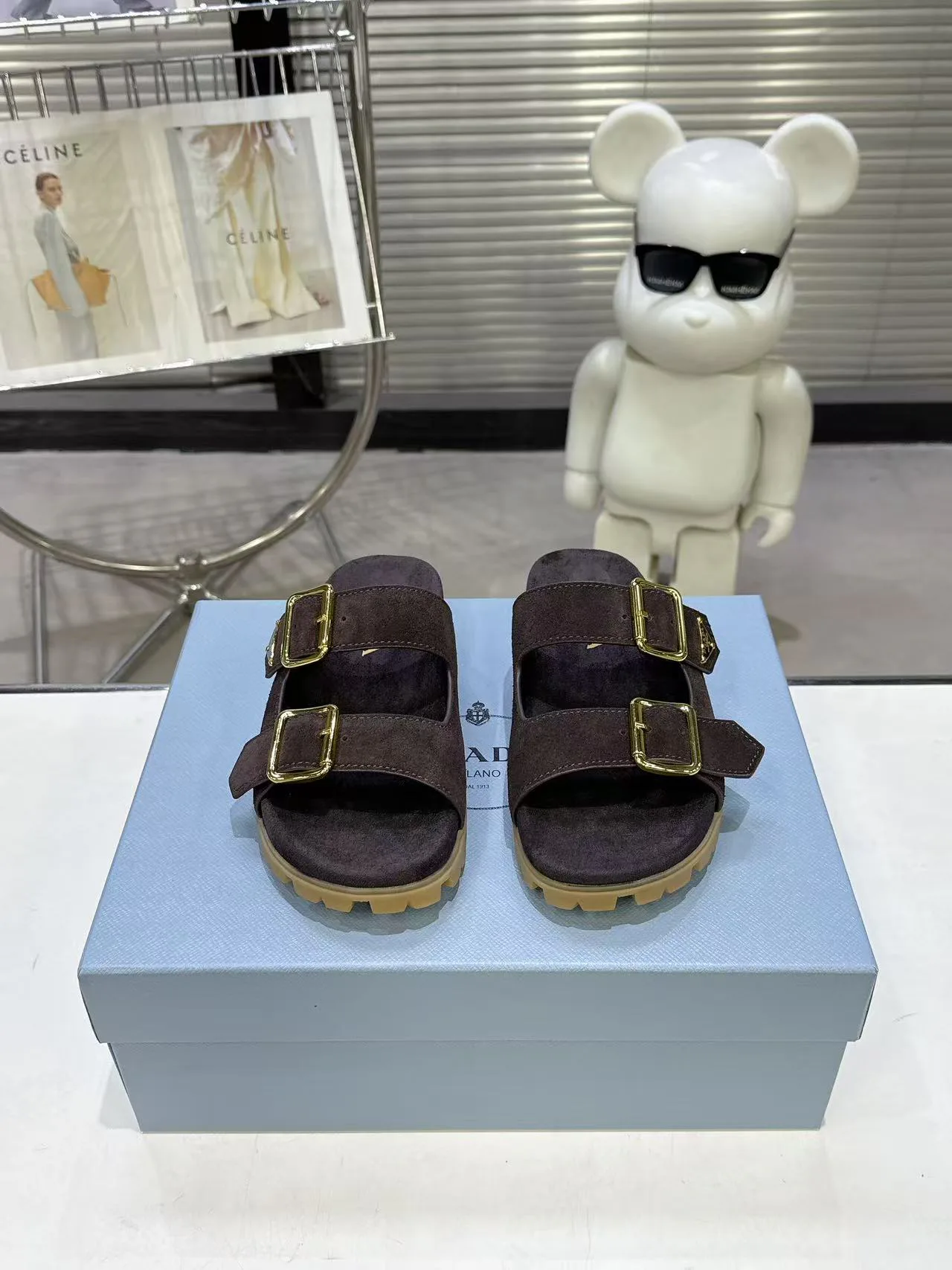 Шлепанцы Женские Prada 10270238
