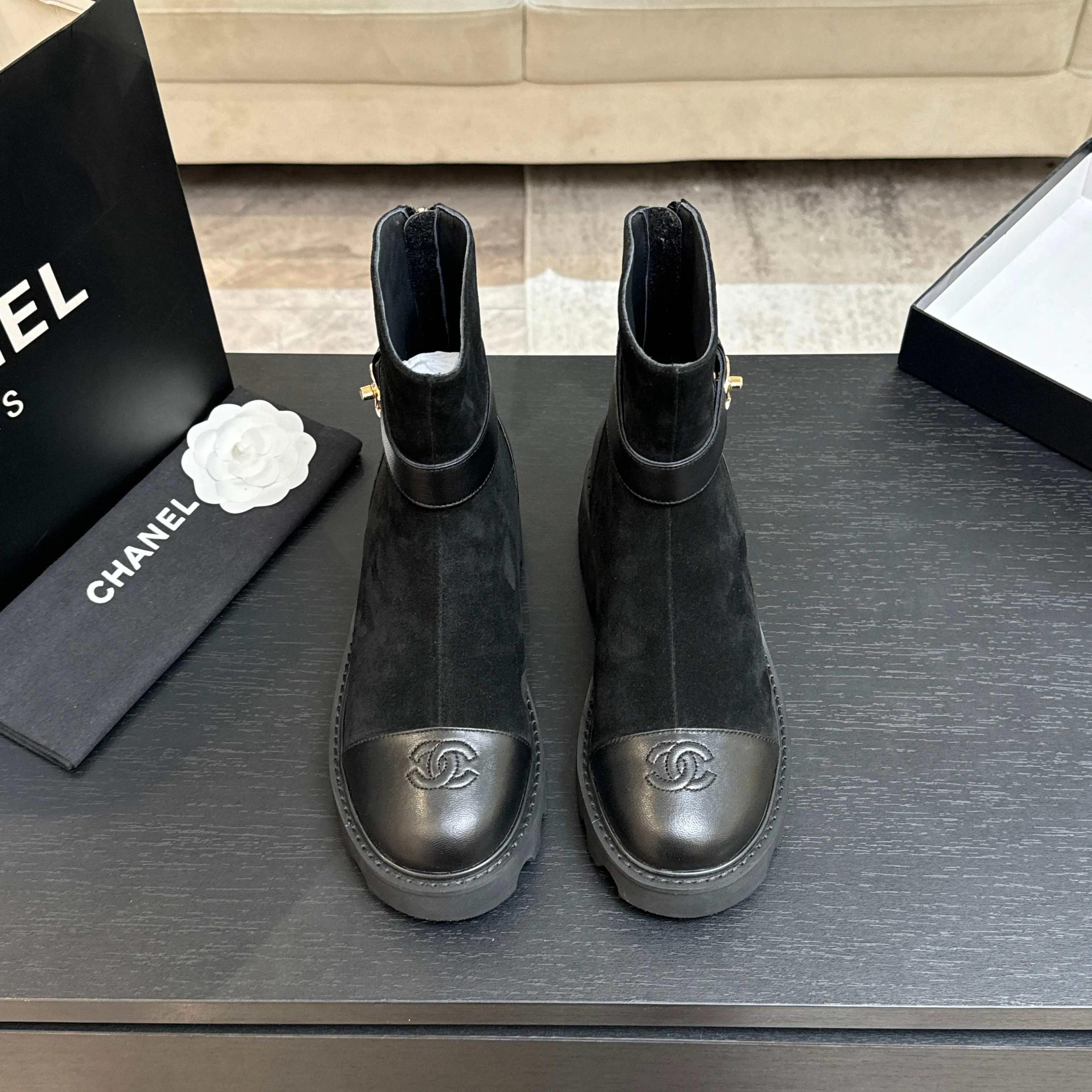 Ботинки Женские Chanel 587166