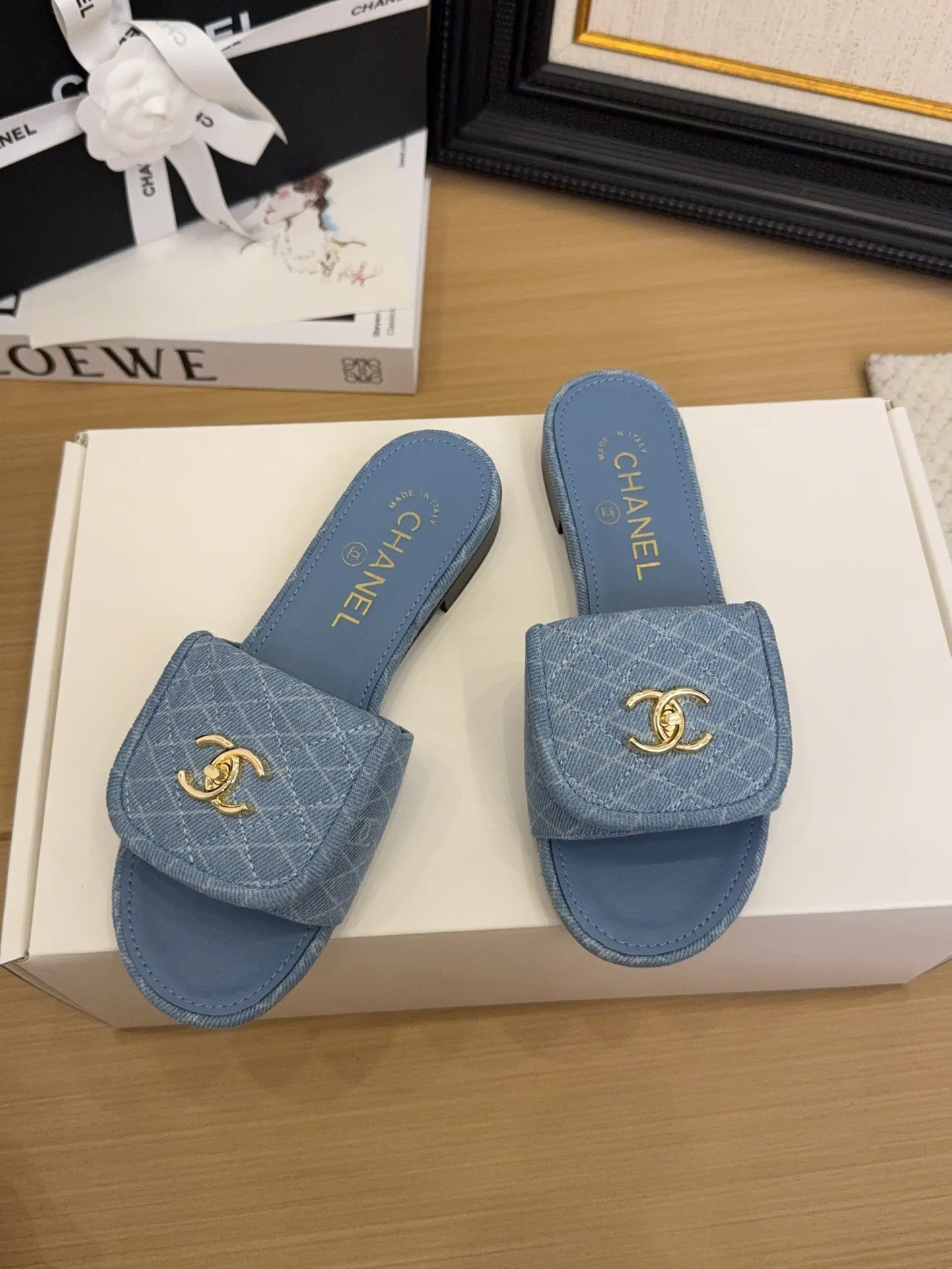 Шлепанцы Женские Chanel 926471