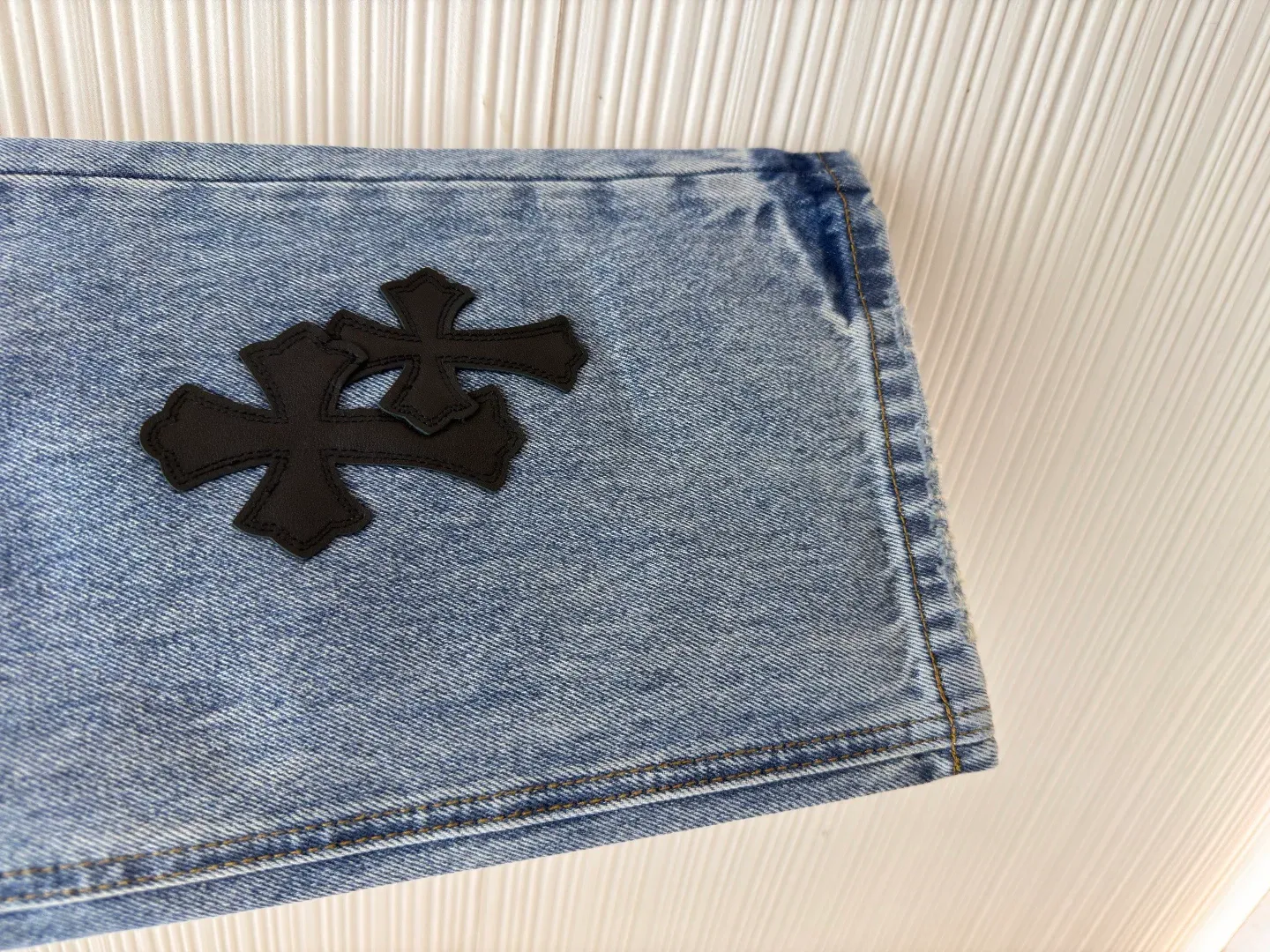 Джинсы Мужские Chrome Hearts 1566555