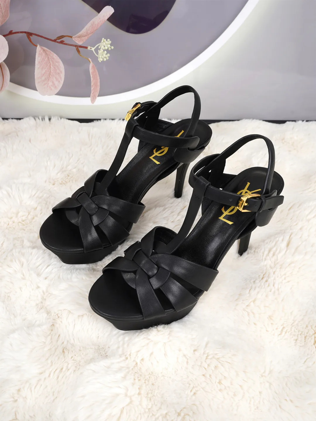 Босоножки Женские Saint Laurent 18449675